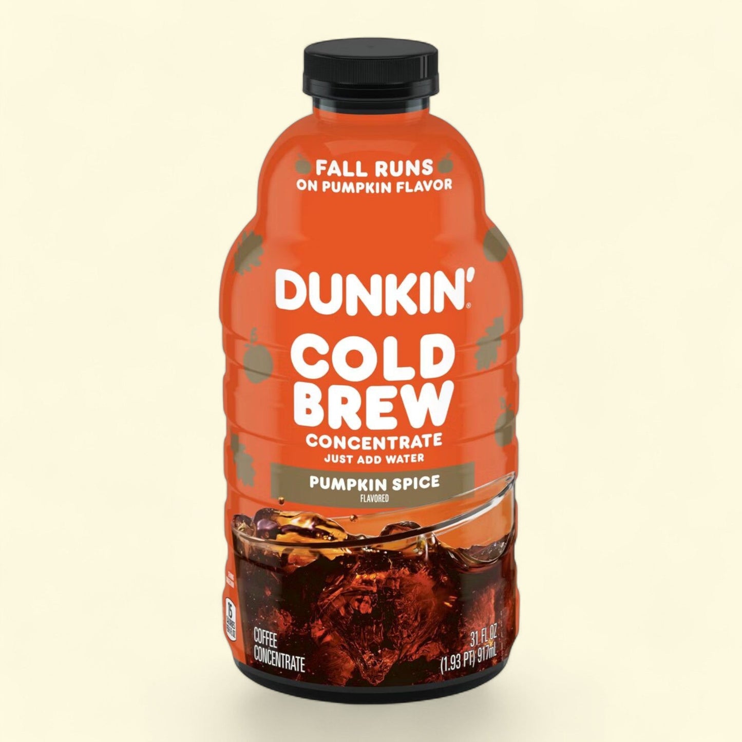 Dunkin' Pumpkin Spice Cold Brew Coffee Concentrate, 31oz