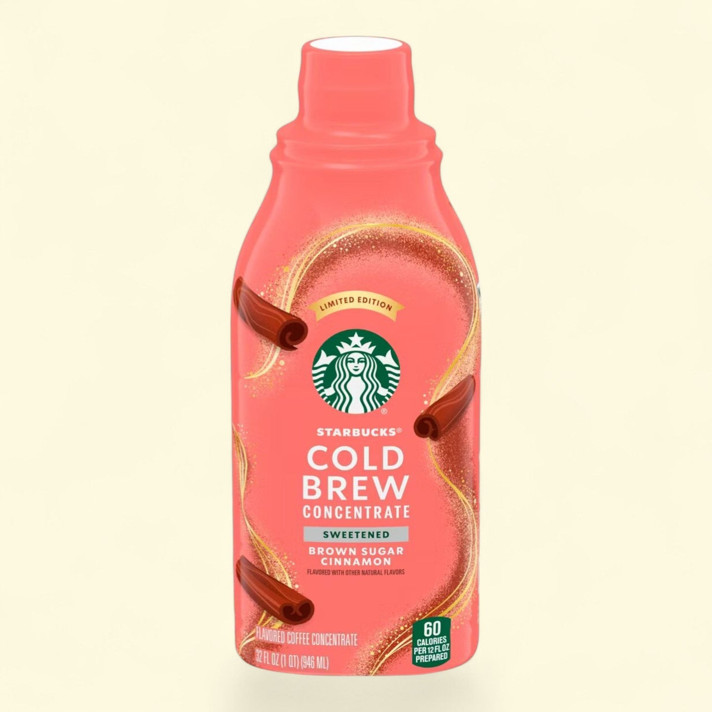 Starbucks Cold Brew Concentrate, Brown Sugar Cinnamon, 32 fl oz