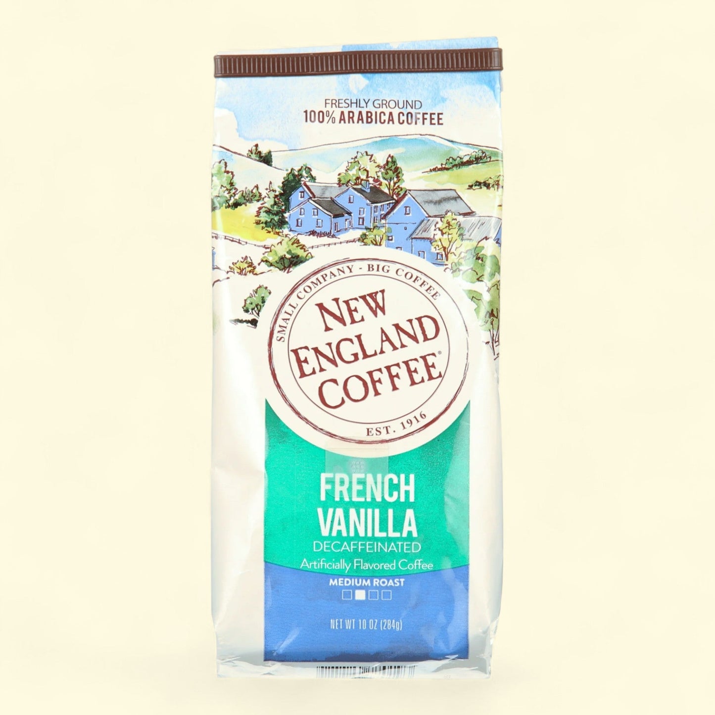 New England Coffee French Vanilla Decaf, 10 oz
