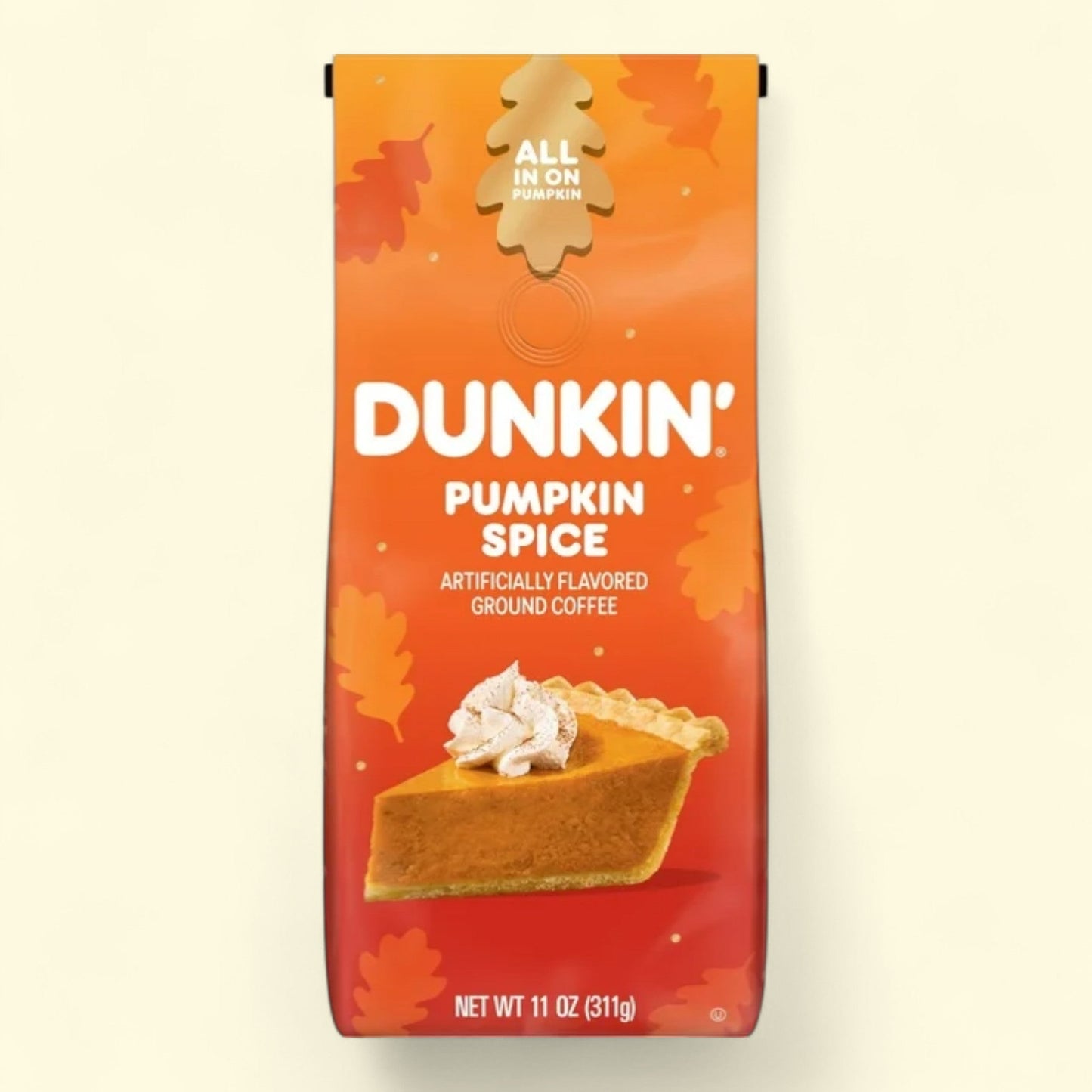 Dunkin' Pumpkin Spice Ground Coffee, 11 oz Bag