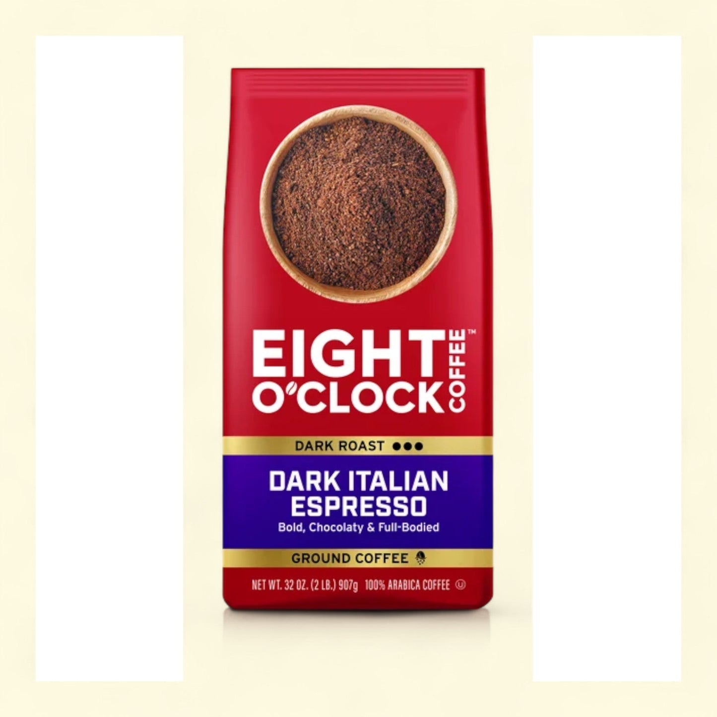 Eight O'Clock Dark Italian Espresso, 32 oz