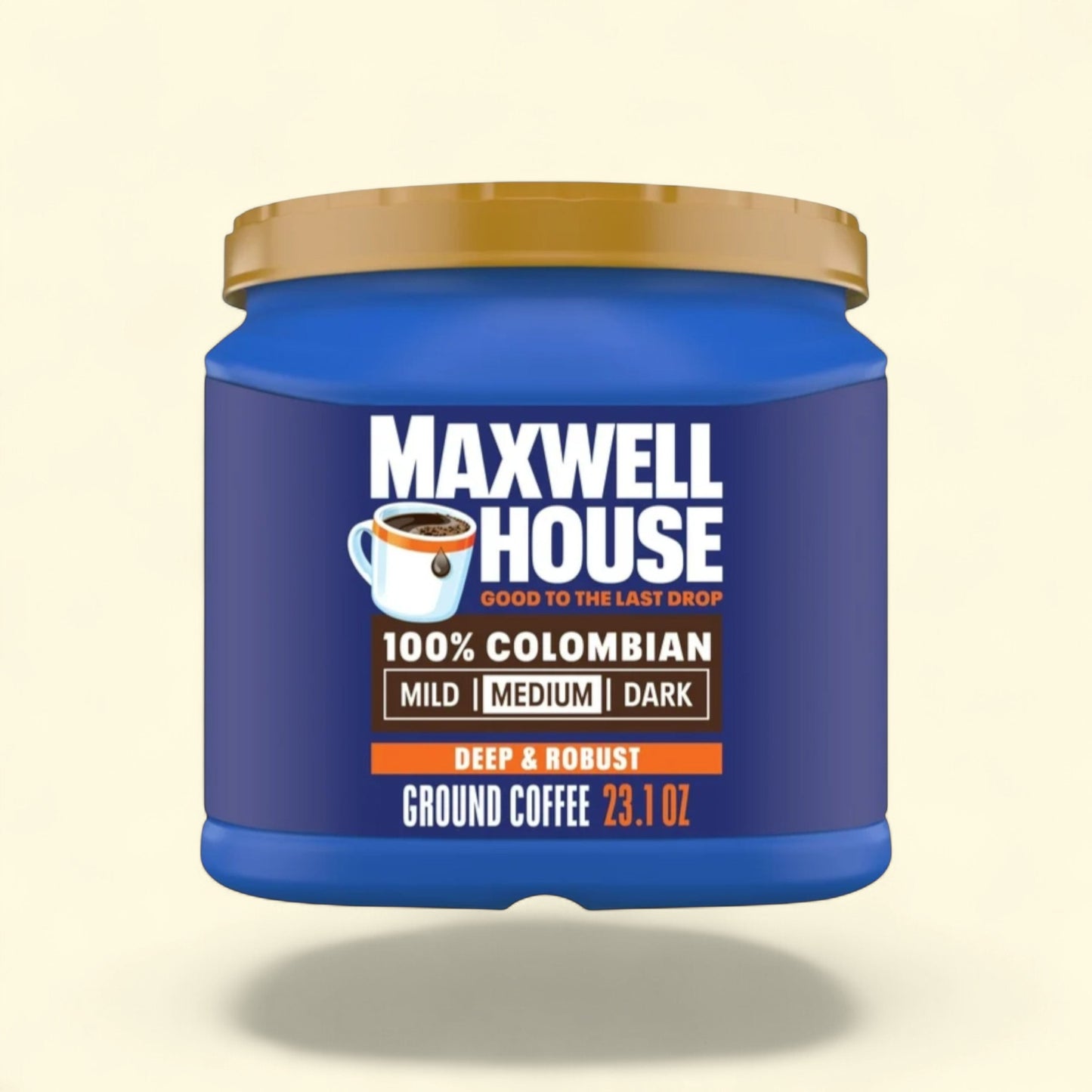 Maxwell House Colombian Ground Coffee, 23.1 oz — authentic US product shipped worldwide by Treatspree