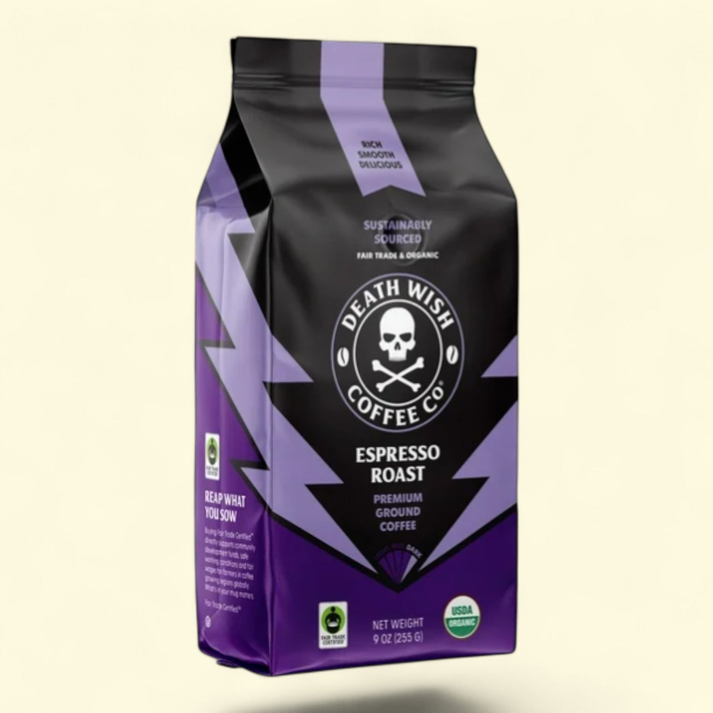 Death Wish Coffee, Espresso Roast, 9oz