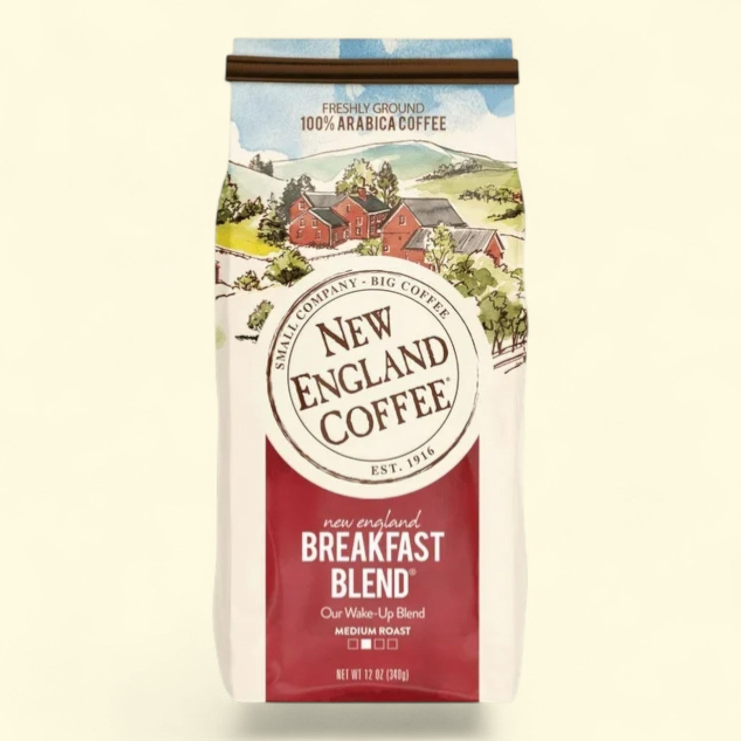 New England Coffee, Breakfast Blend, 12 Oz.