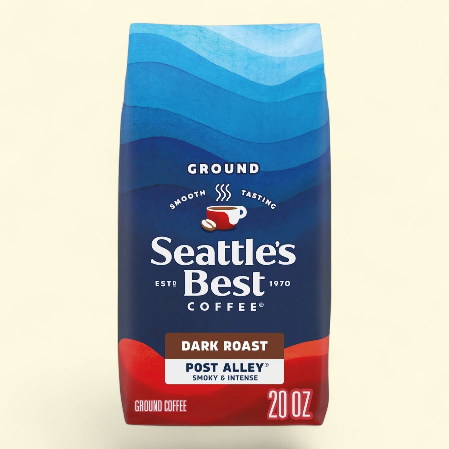 Seattle’s Best Coffee, Post Alley, Dark Roast, Ground Coffee, 100% Arabica, 20 oz