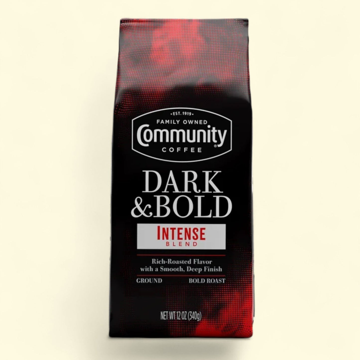 Community Coffee Dark & Bold Intense Blend Dark Roast Ground, 12 oz