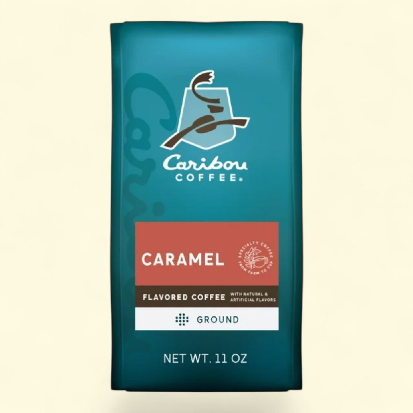Caribou Coffee Caramel Hideaway Ground Coffee, 11 oz