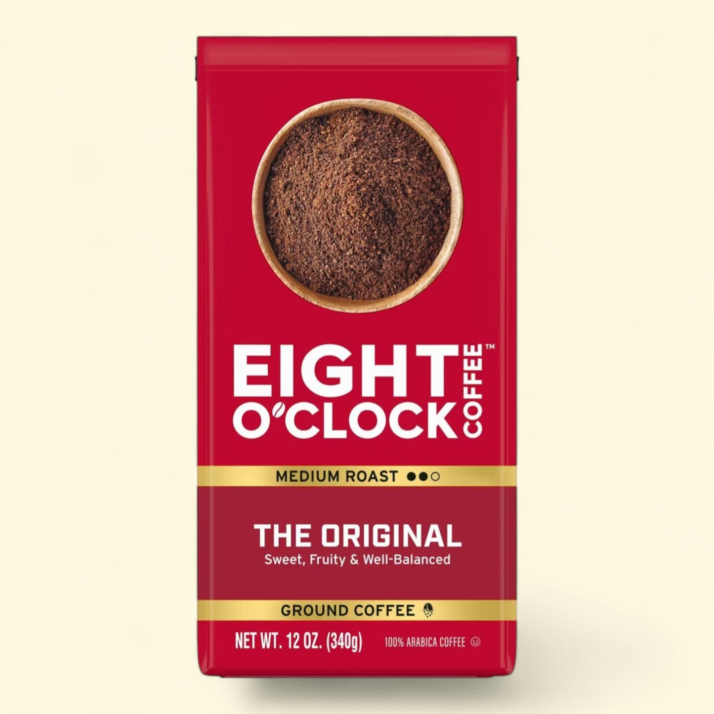 Eight O'Clock Original Medium Roast Ground Coffee, 12oz