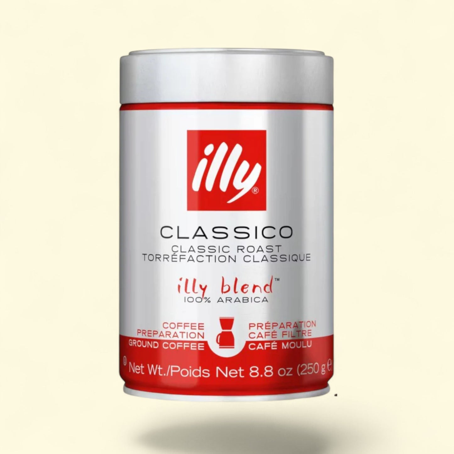 Illy coffee canister