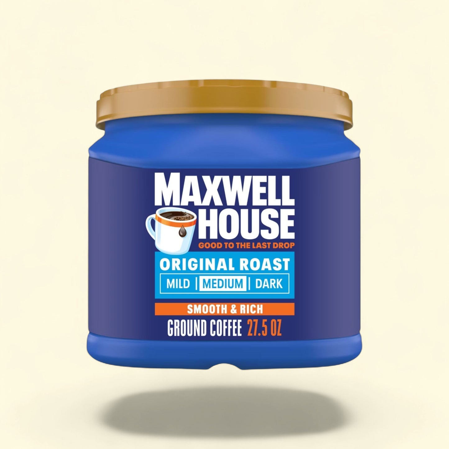 Maxwell House Original Medium Roast Ground Coffee, 27.5oz — authentic US product shipped worldwide by Treatspree