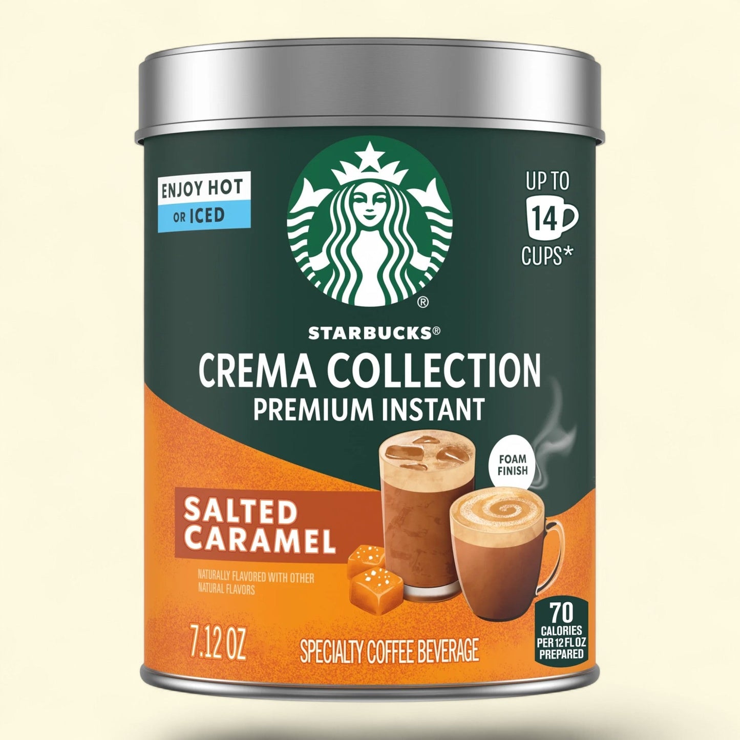 Starbucks Crema Collection Salted Caramel Flavored Coffee, 7.12 oz