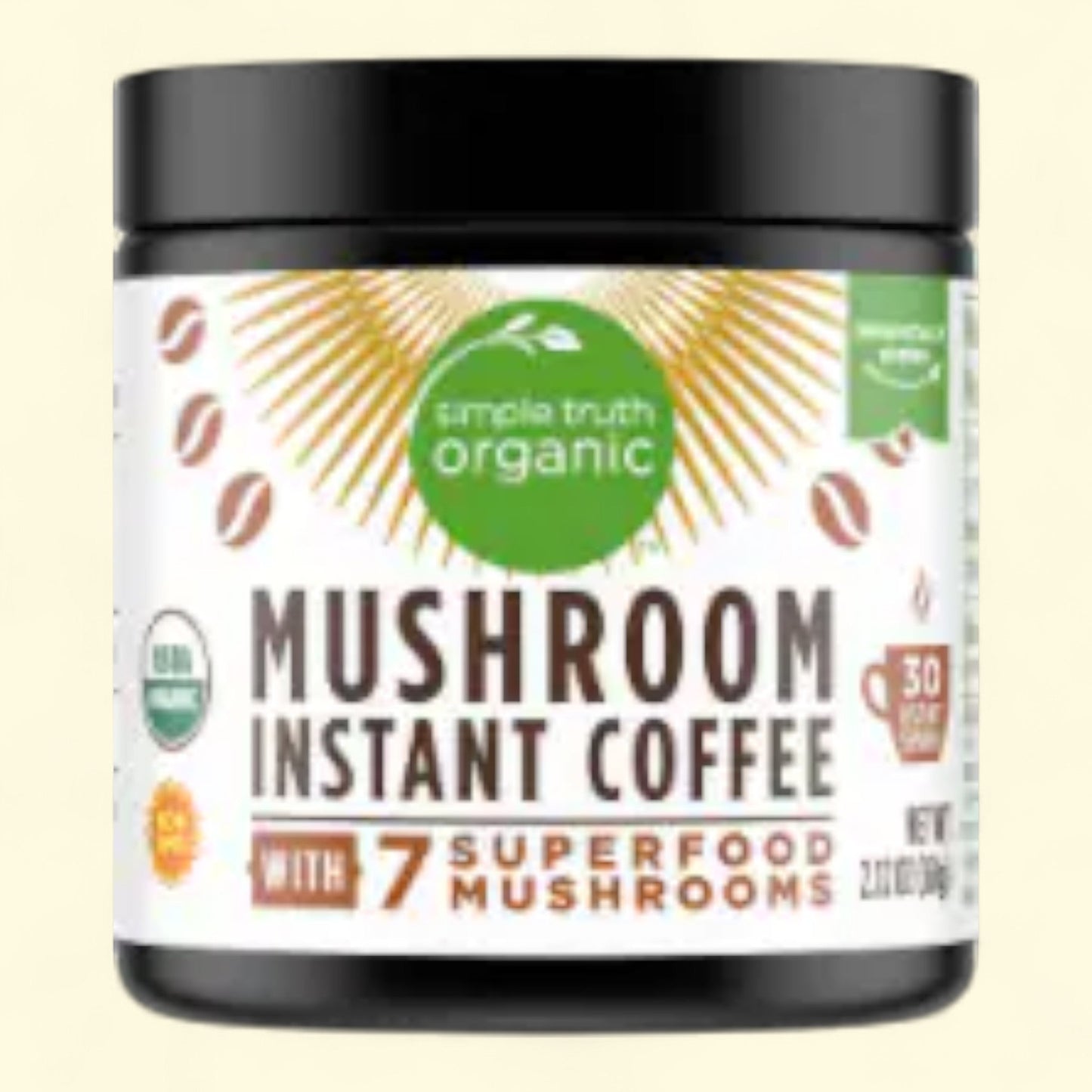 Simple Truth Organic, Mushroom Instant Coffee, 2.12 oz