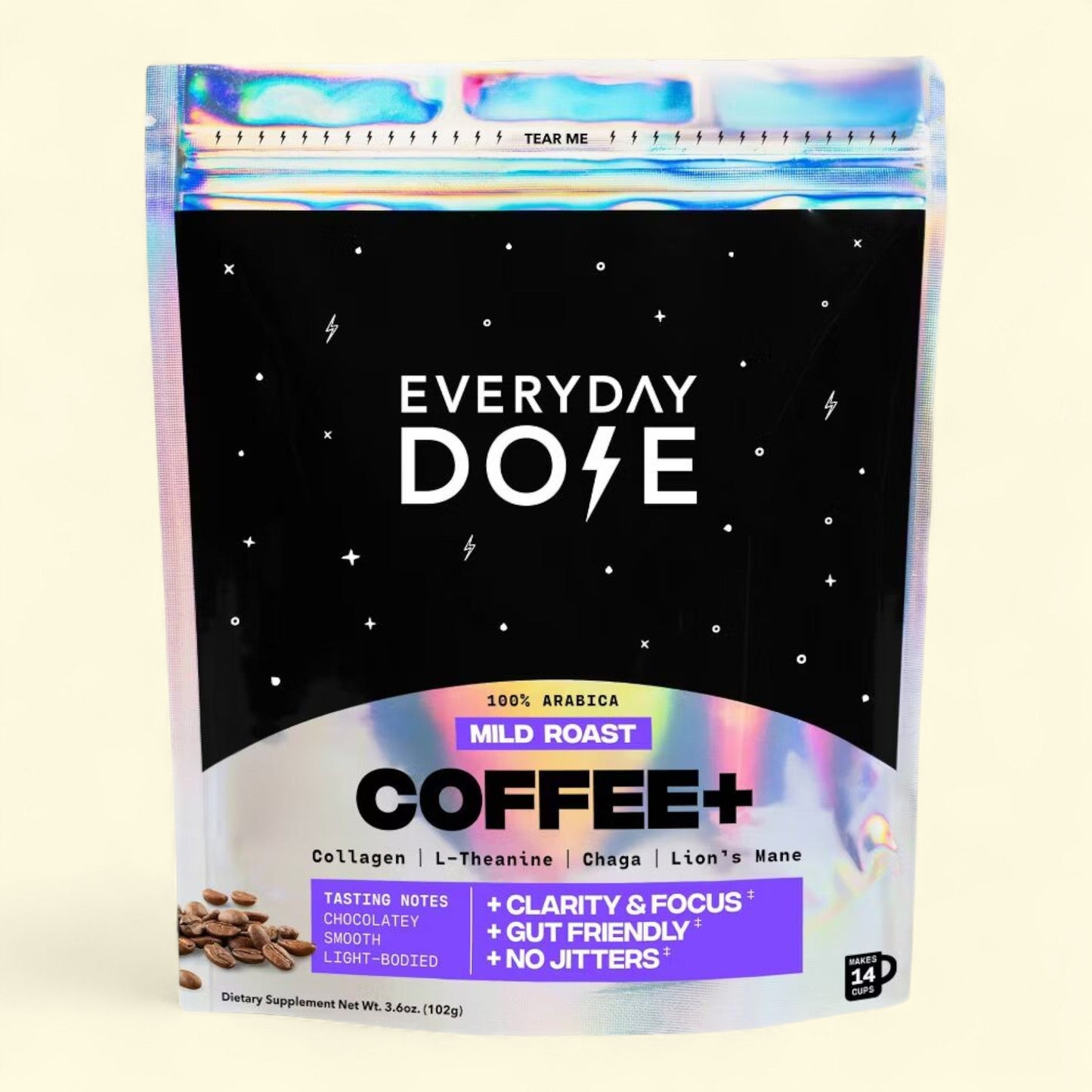 Everyday Dose Mushroom Coffee, 3.6oz