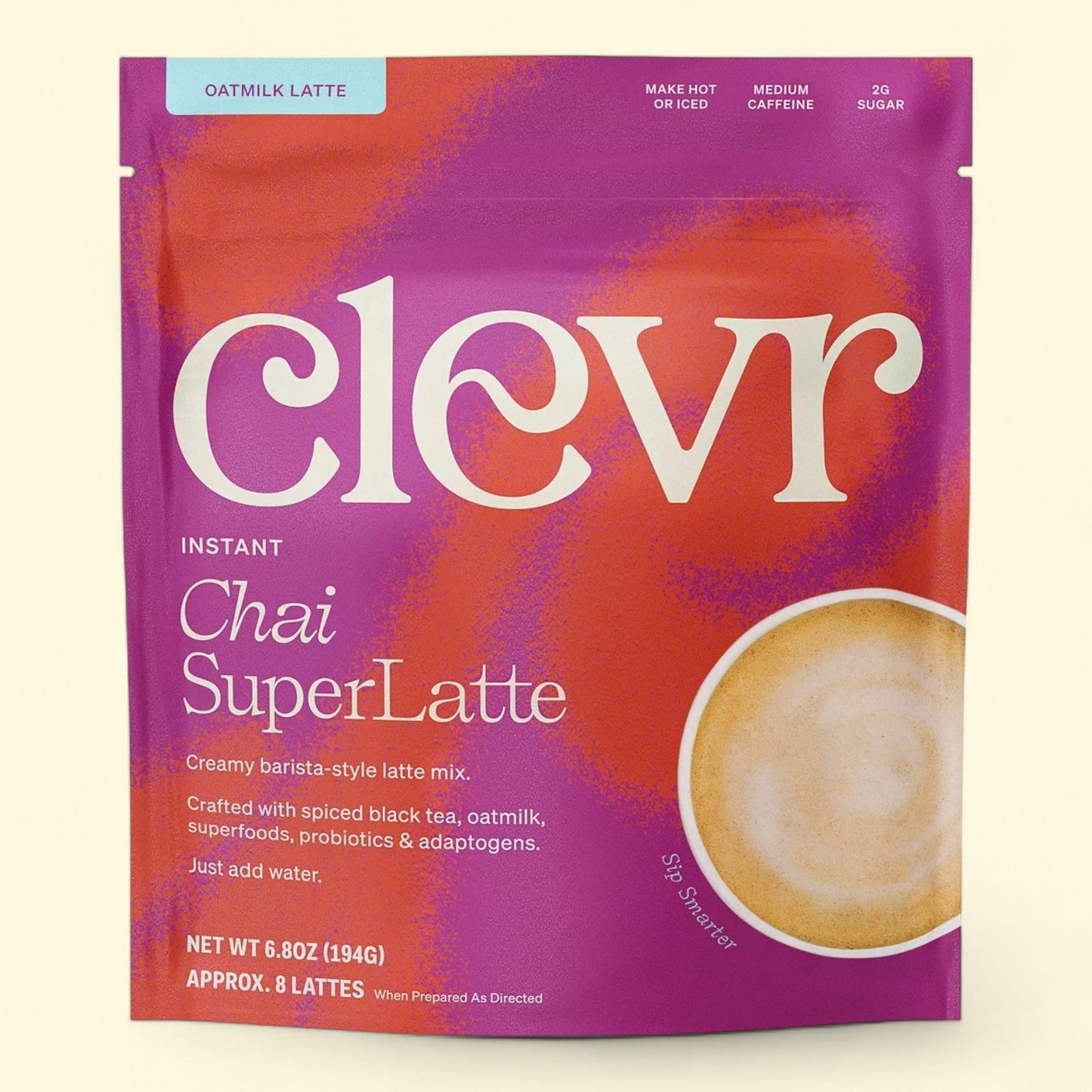 Clevr Chai Superlatte, 6.8oz