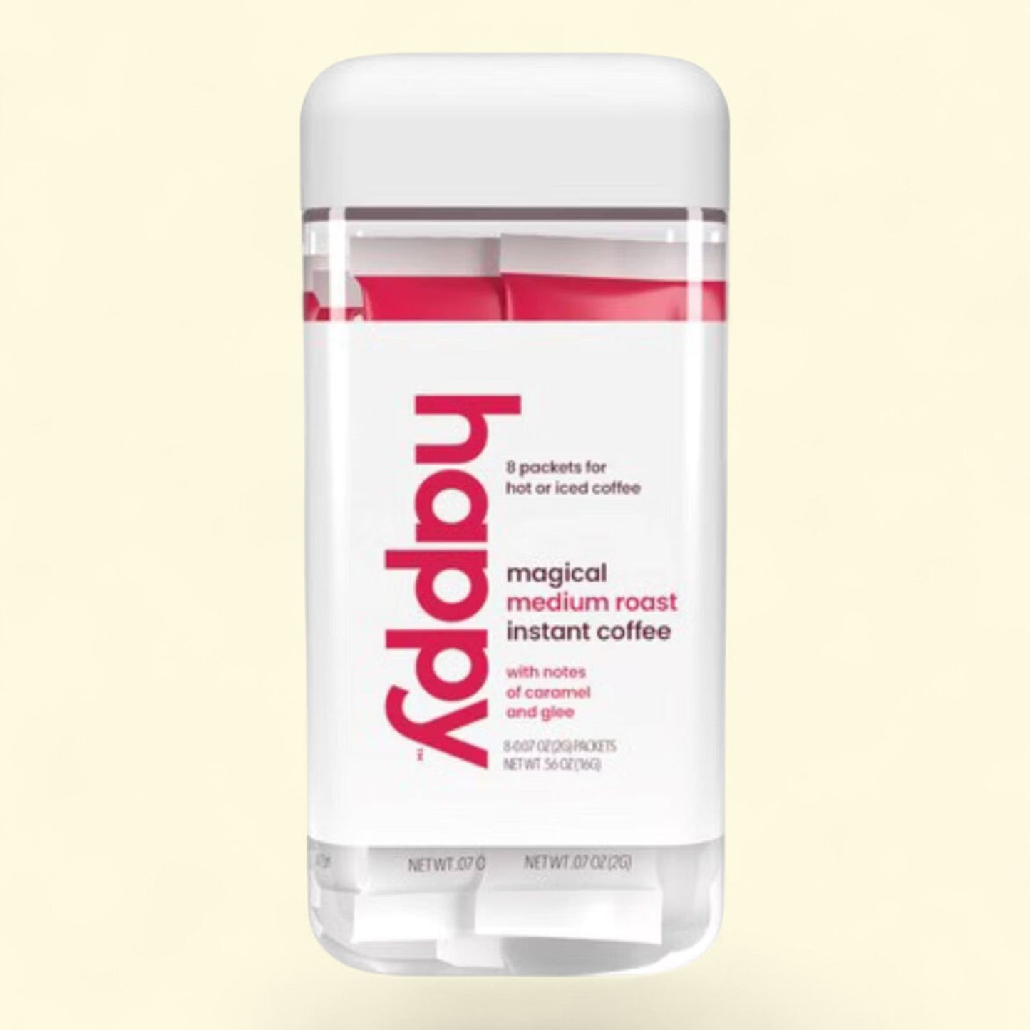 Happy Medium Roast Instant Coffee, 8ct