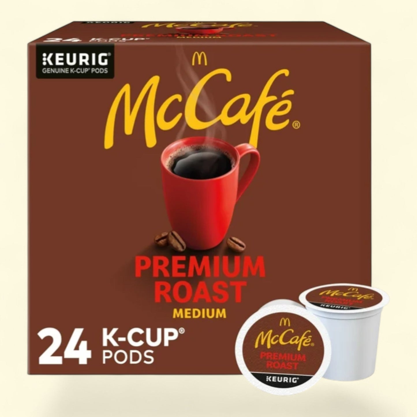 McCafe Premium Roast Coffee K-Cup, 24 Count