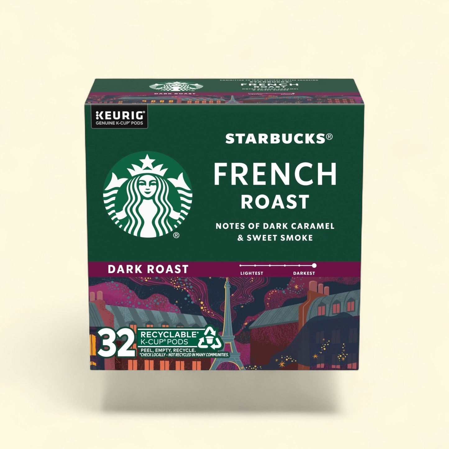 Starbucks French Roast, 32 Ct — authentic US product shipped worldwide by Treatspree