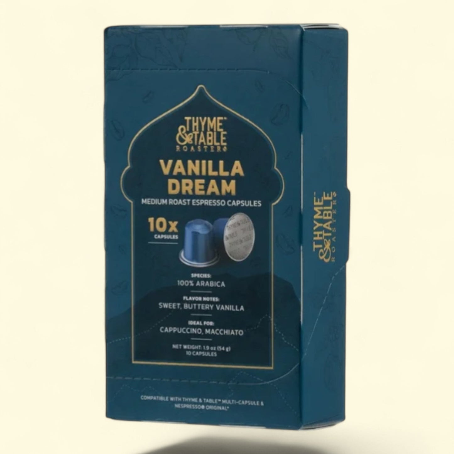 Thyme & Table Espresso Capsules, Medium Roast, Vanilla Dream, 1.90 oz