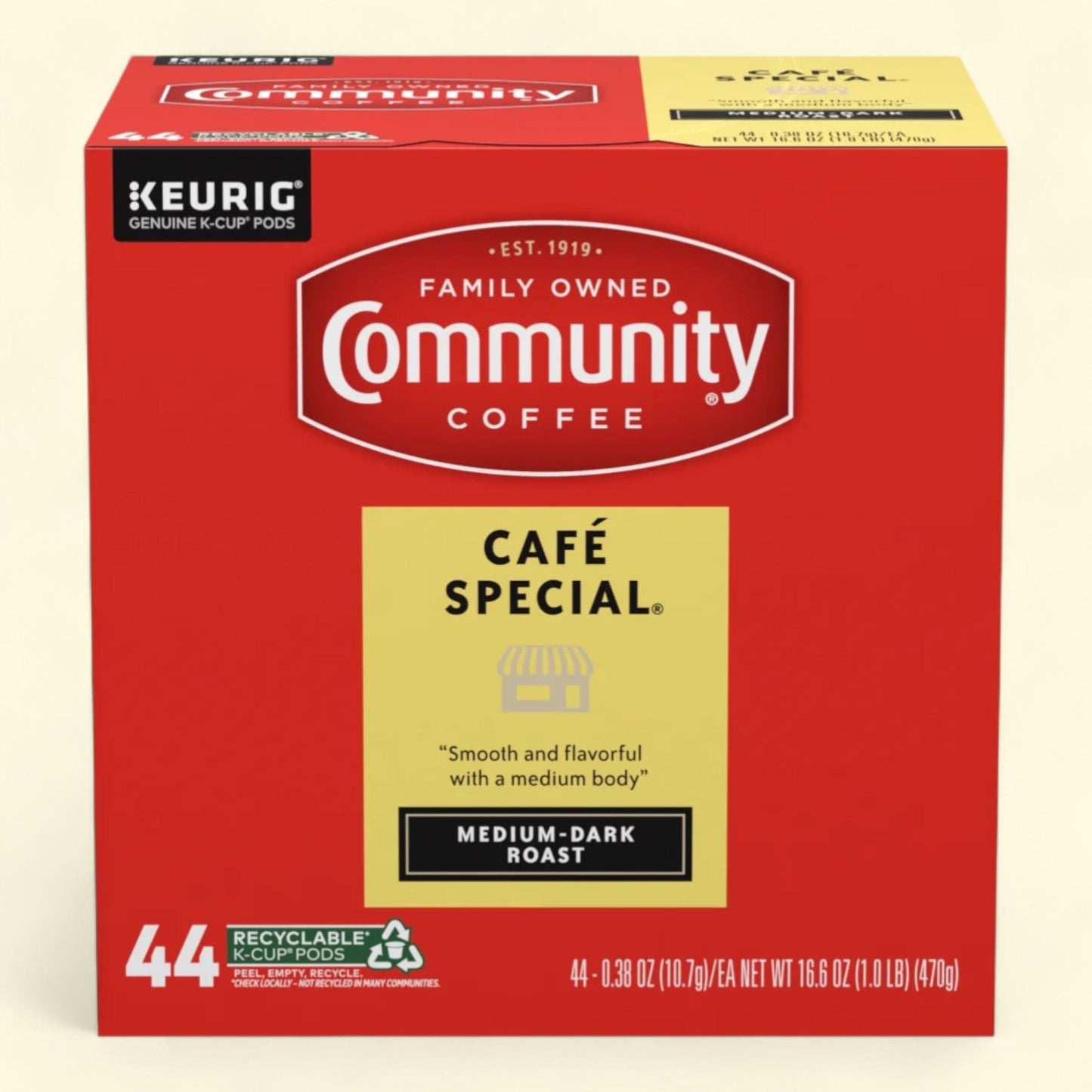 Community Coffee Café Special Pods, 44 Count