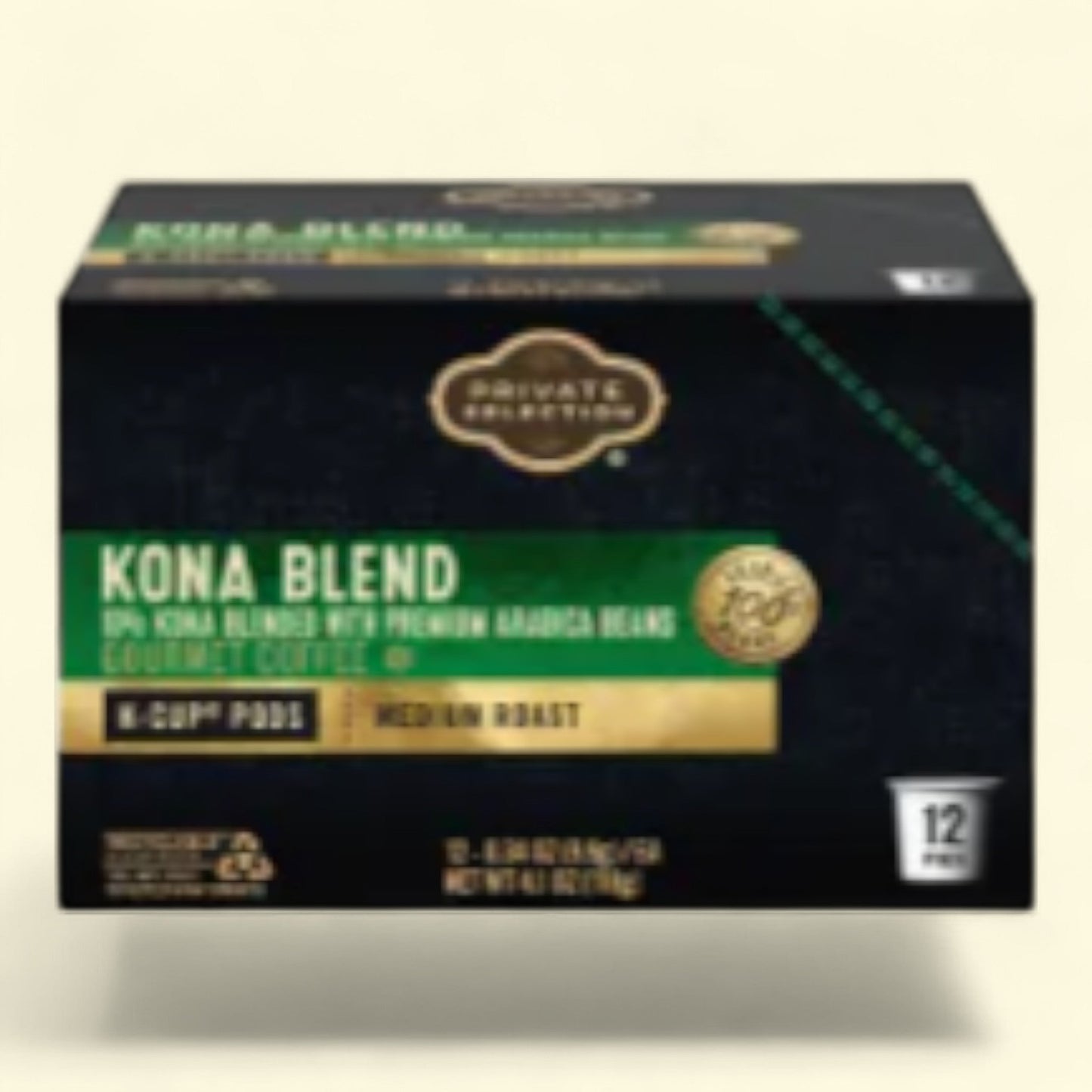 Private Selection, Kona Blend Medium Roast Coffee Pods, 12 count