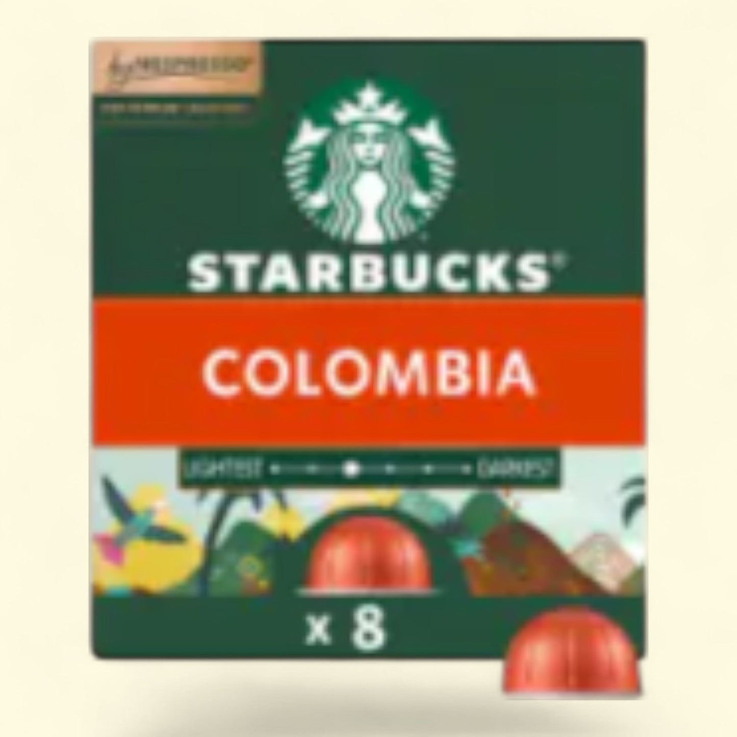 Starbucks by Nespresso Coffee Pods, Colombia, Medium Roast, 10 Count