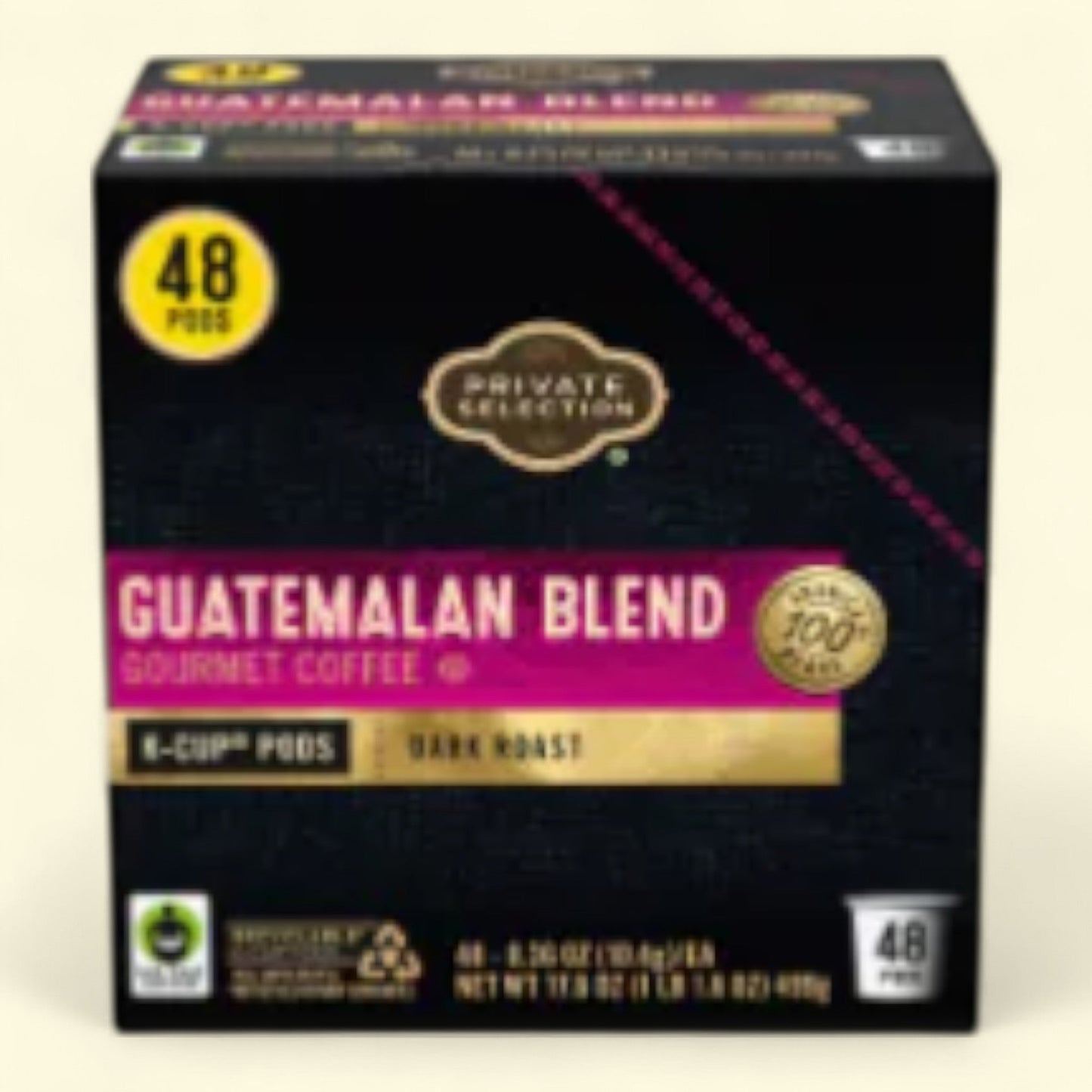 Private Selection, Guatemalan Blend Dark Roast Coffee Pods, 48 count