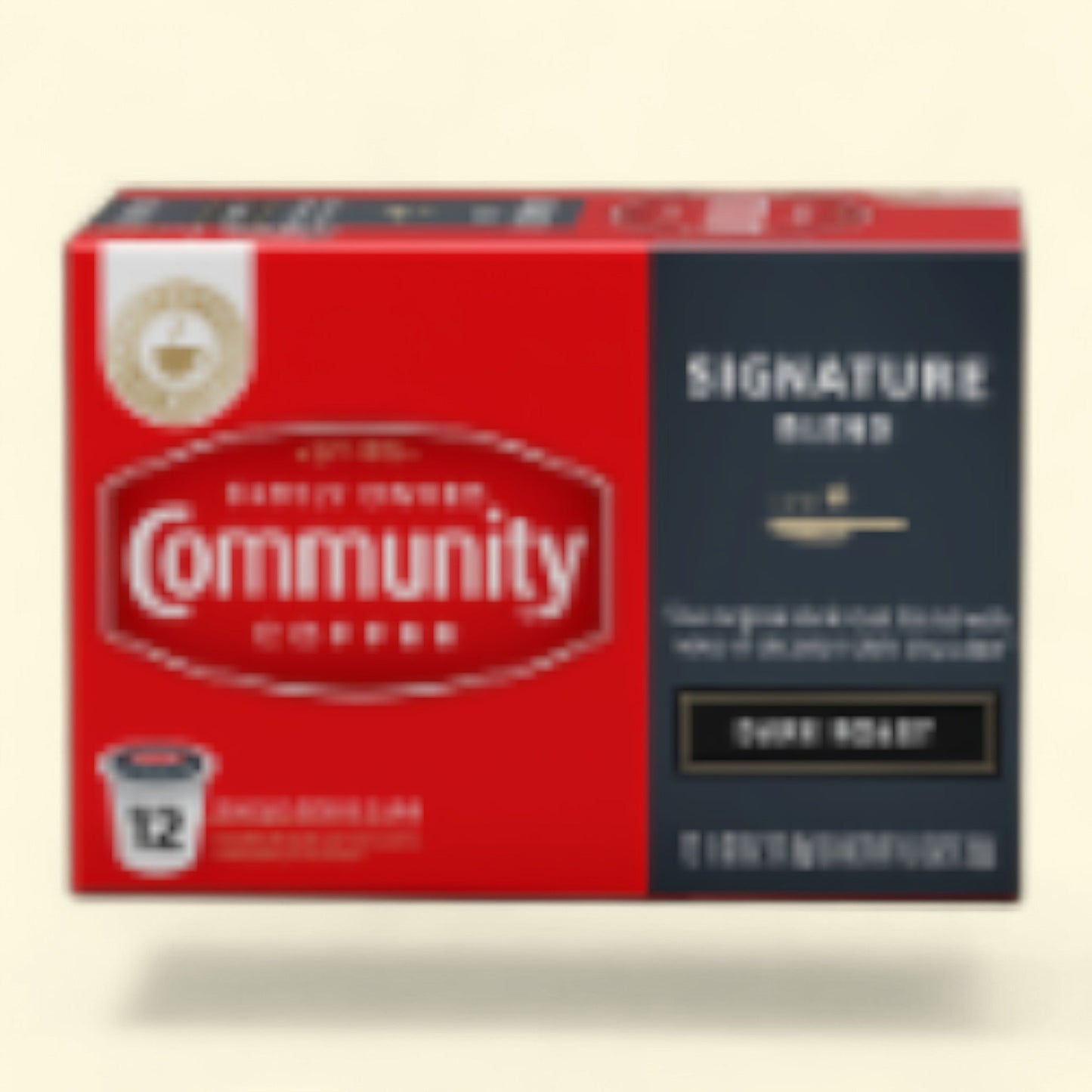 Community Coffee, Signature Blend Dark Roast K-Cup Coffee Pods, 12 count