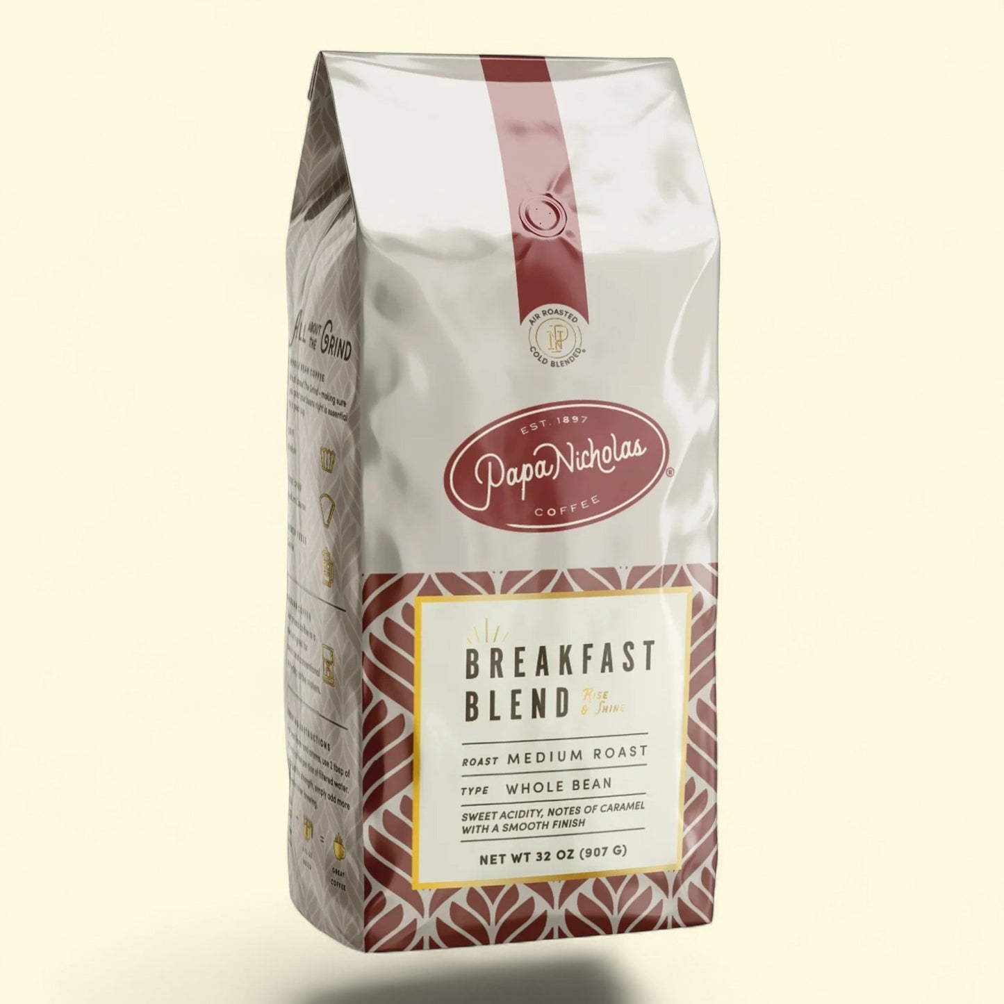 PapaNicholas Coffee Breakfast Blend Whole Bean 2lb