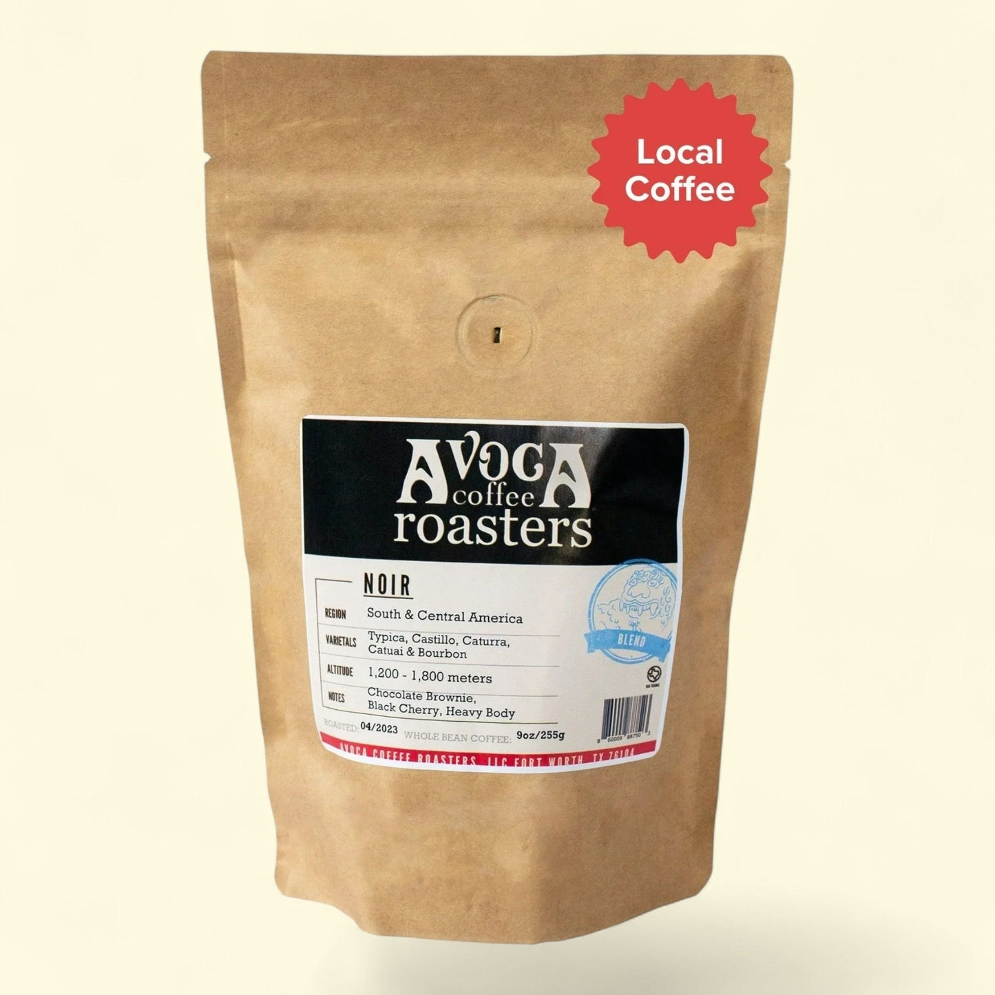 Avoca Coffee Noir Blend, 9oz