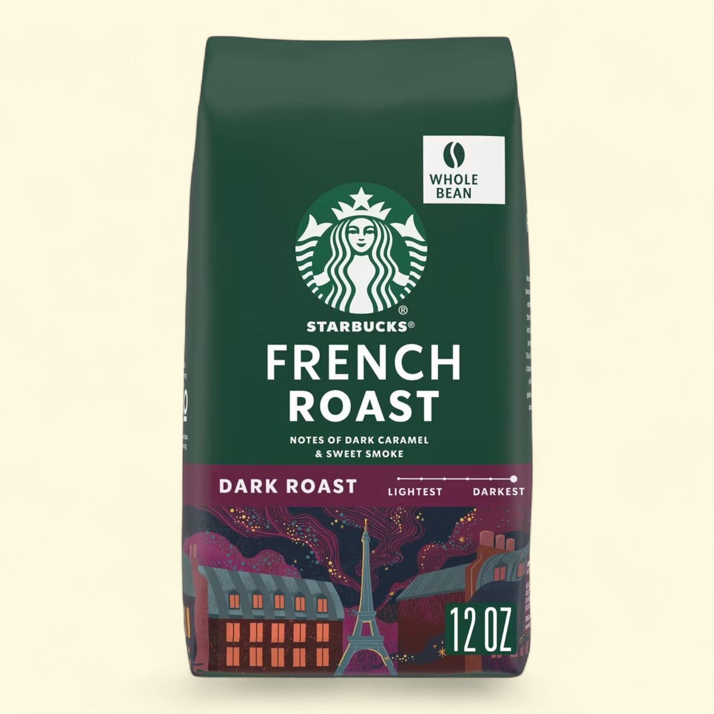 Starbucks French Roast Whole Bean Coffee, 12oz