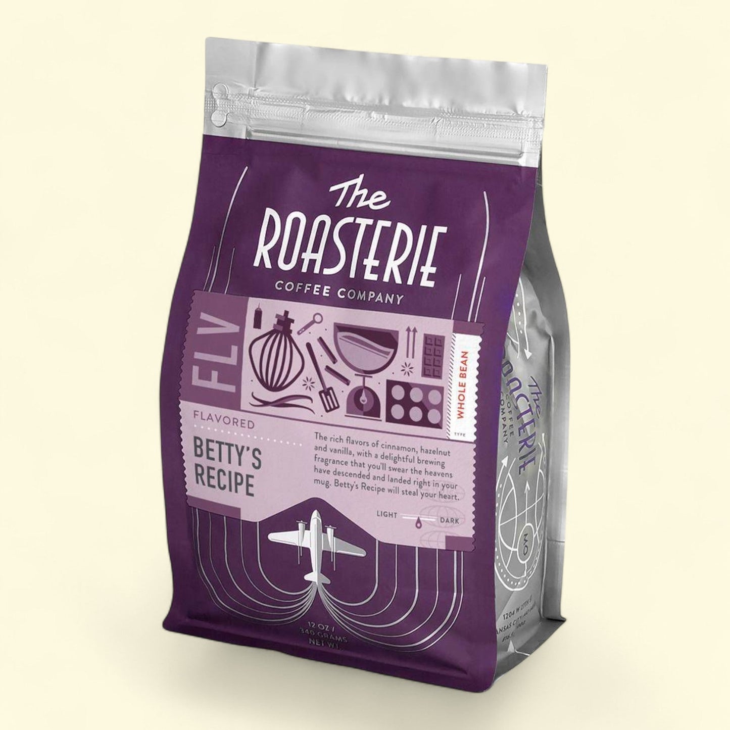 The Roasterie Betty's Recipe Medium Roast Whole Bean Coffee, 12oz