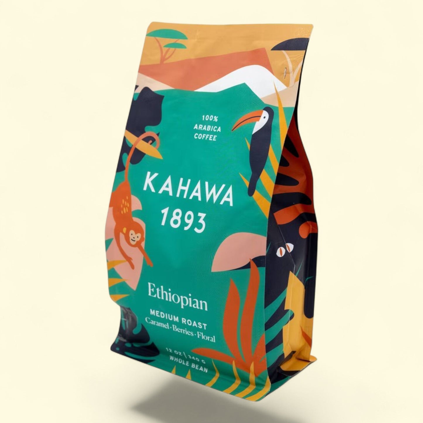 Kahawa 1893 Ethiopia Single Origin Coffee, 12oz