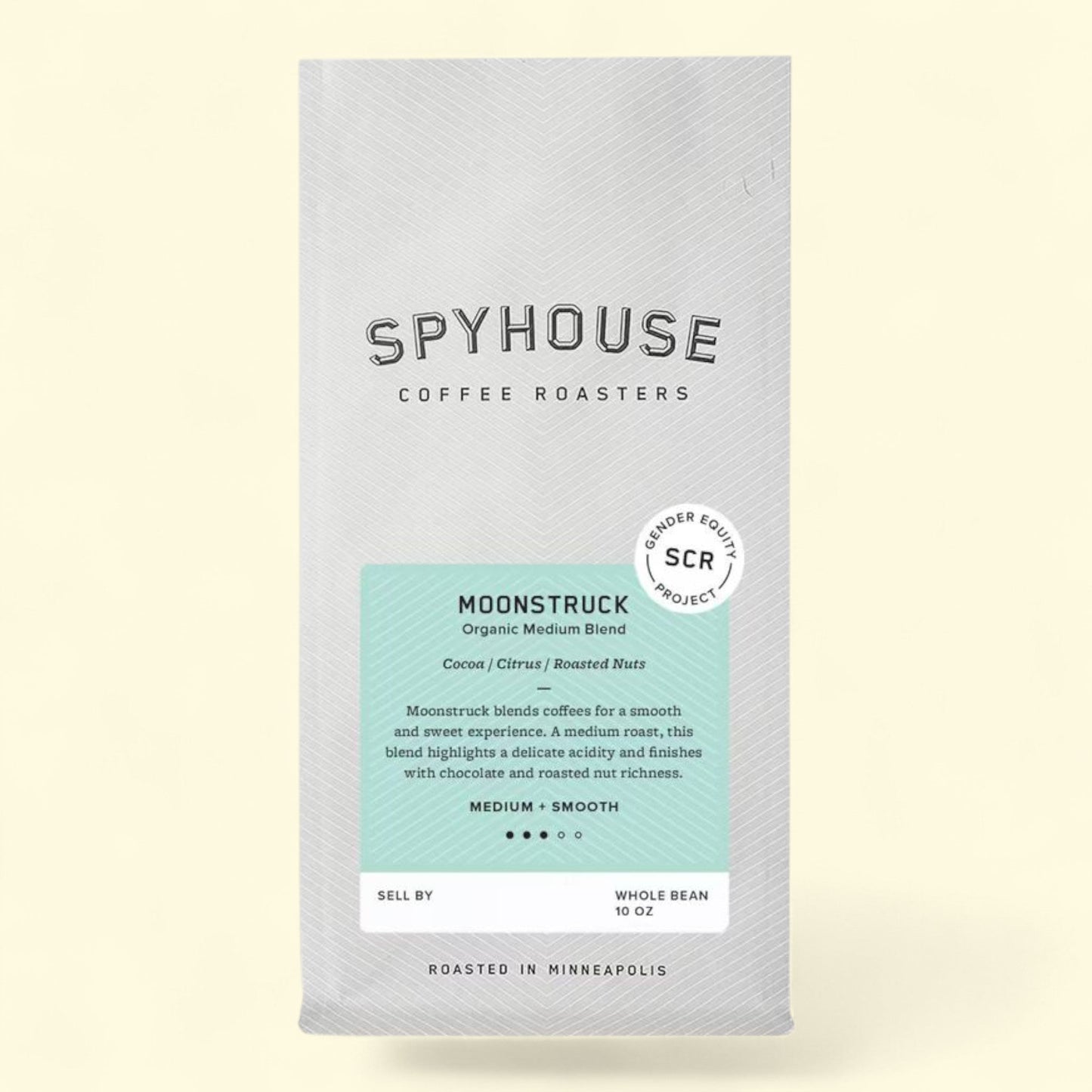 Spyhouse Coffee Roasters Moonstruck Organic Blend Medium Roast Coffee, 10oz