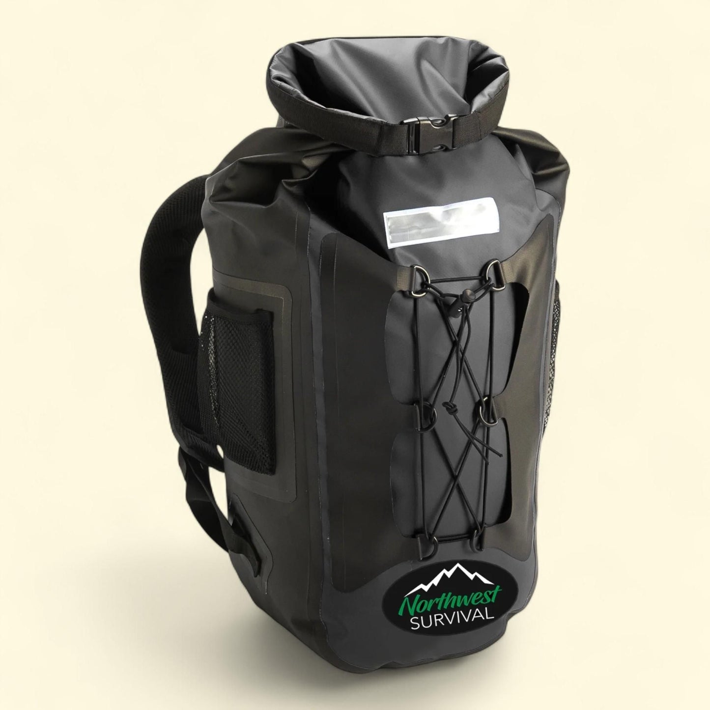 Northwest Survival Waterproof Backpack, Black