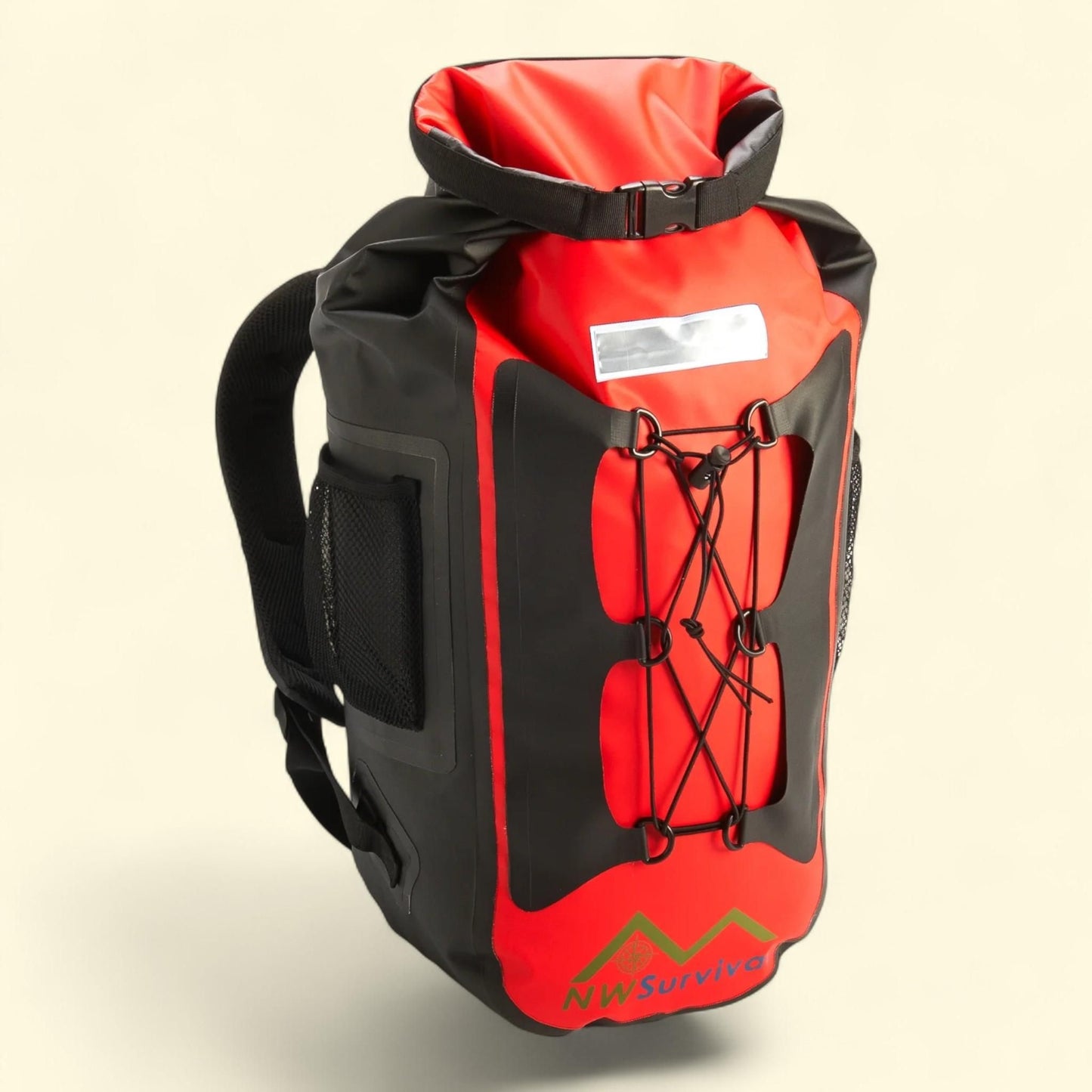 Equipped Outdoors Backpacking Backpack, 30 ltr, Red