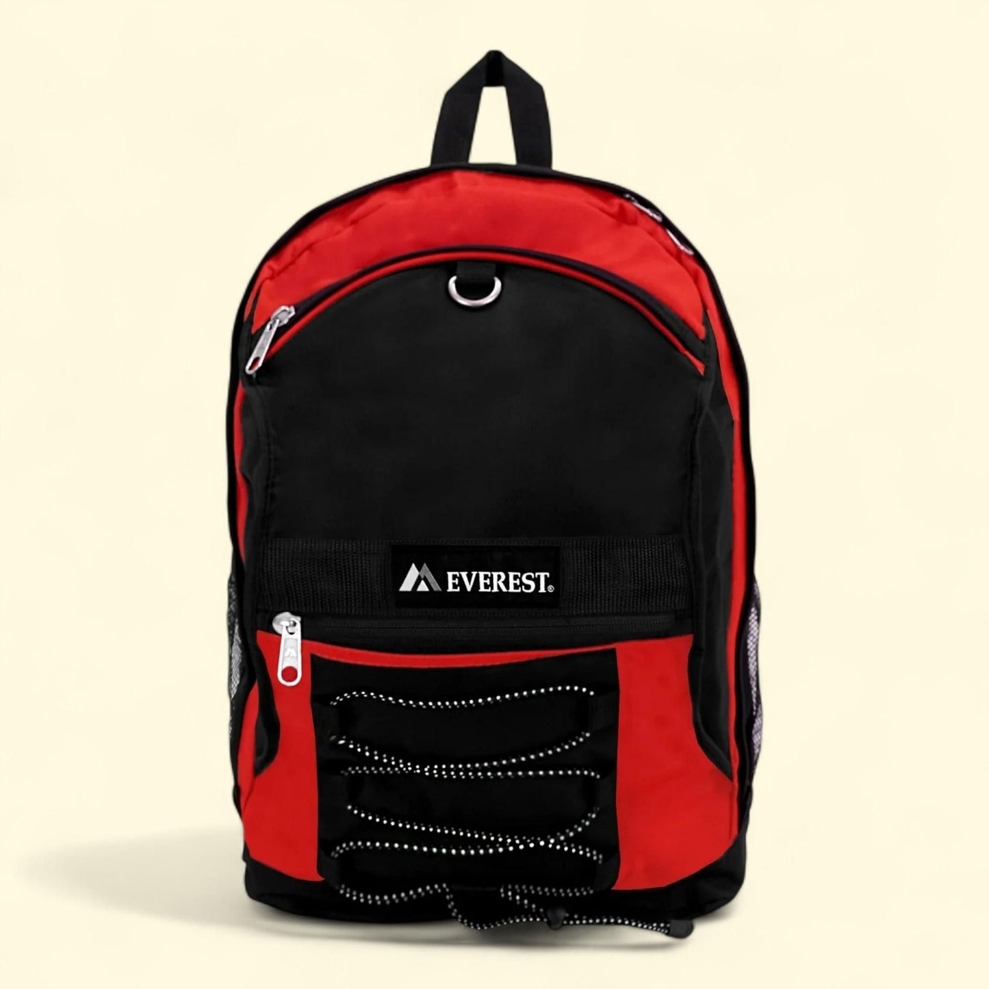 Everest Two-Tone Backpack, Red Black