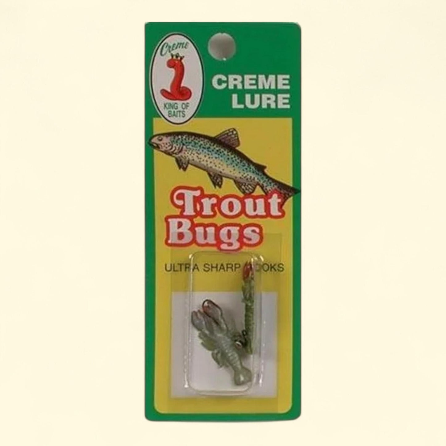 Leurre « Crème Baby Crawfish », marron