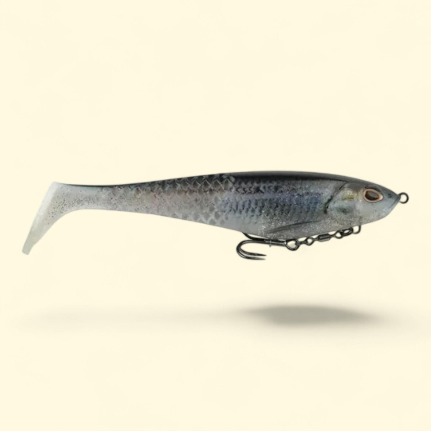 Berkley PowerBait CullShad Fishing Bait, HD Ghost Gizzard, 6 in