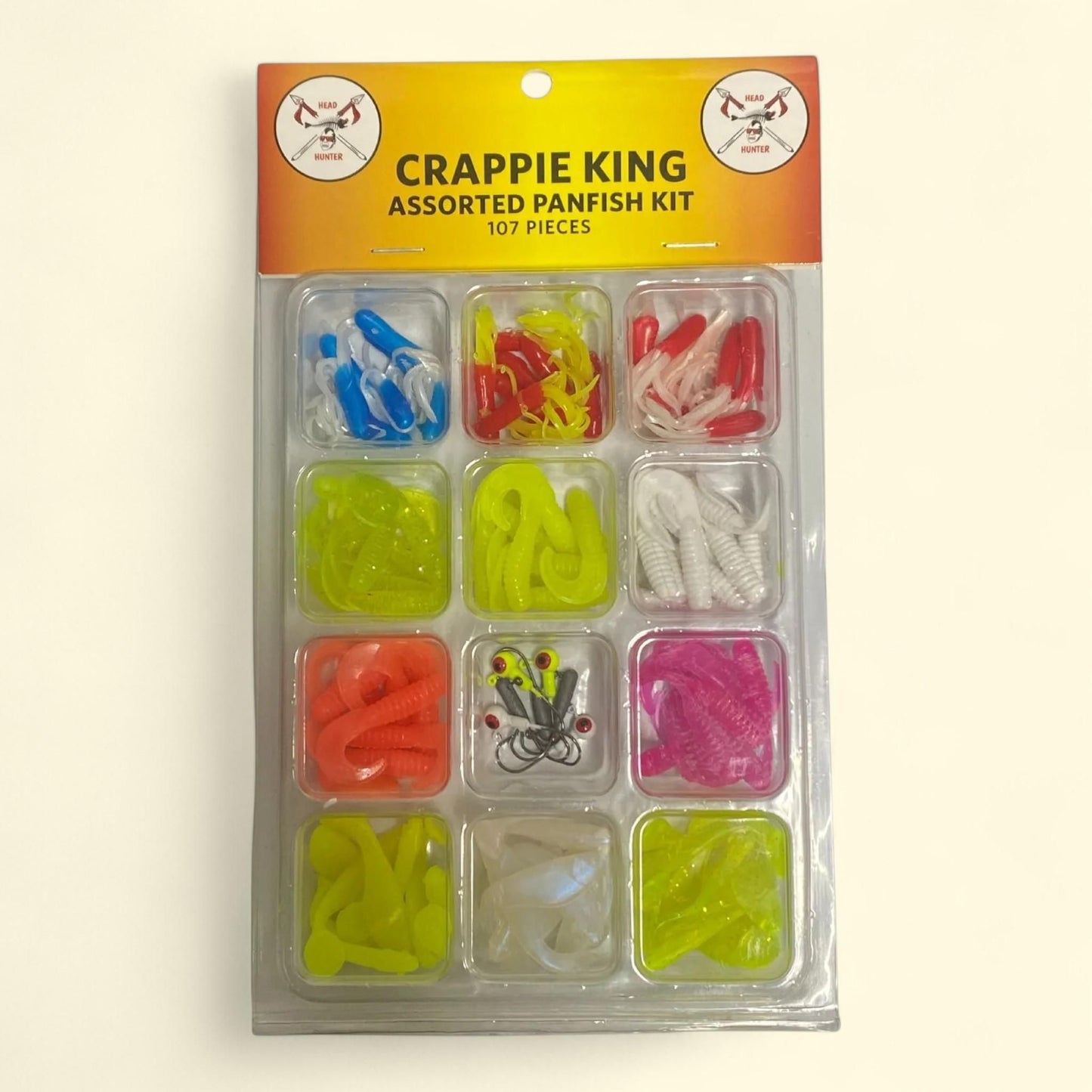 Leurres Headhunter, kit pour crappies et poissons de lac, 4,5 cm