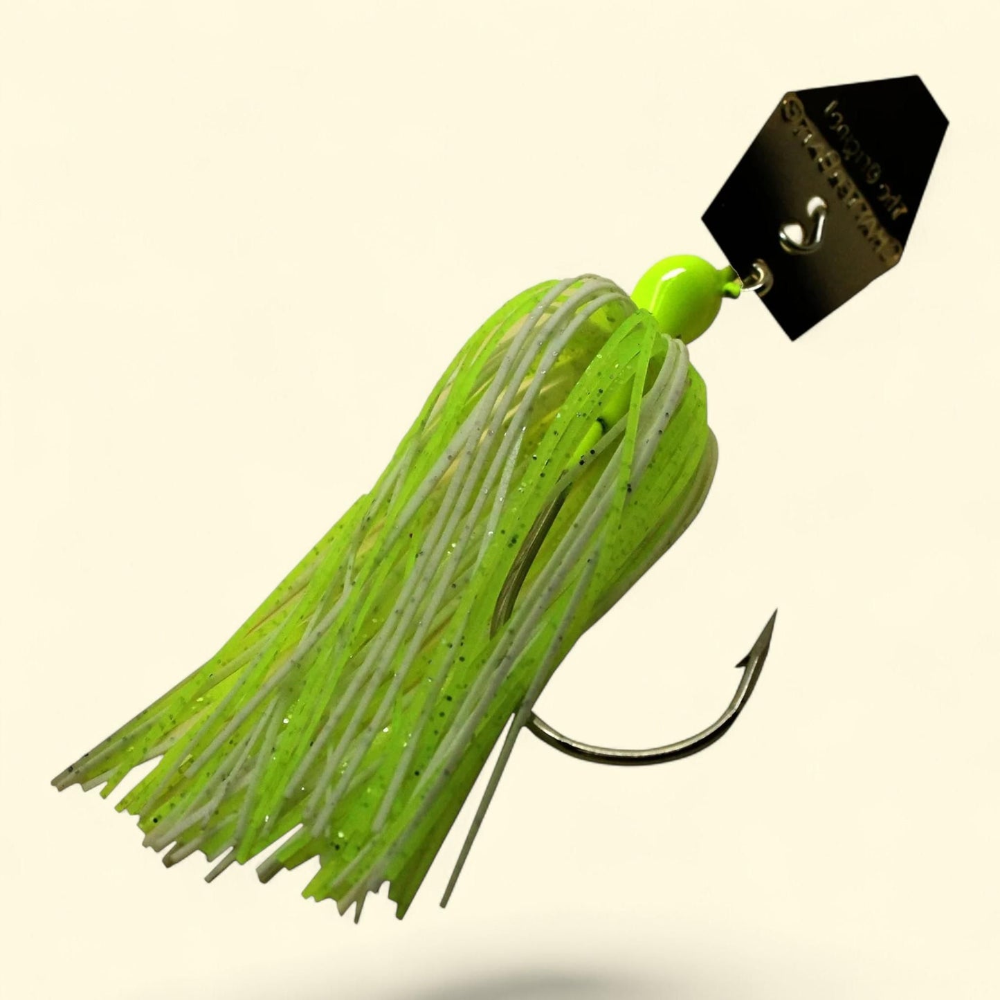 Z-Man Chatterbait Original 3/8 oz, couleur Chartreuse/Lame Or Blanc