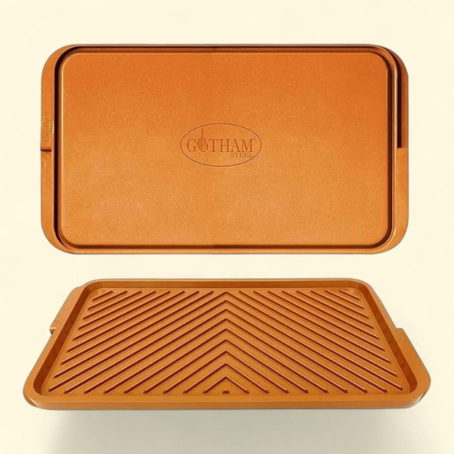 Gotham Steel Grill Griddle Pan, 22"