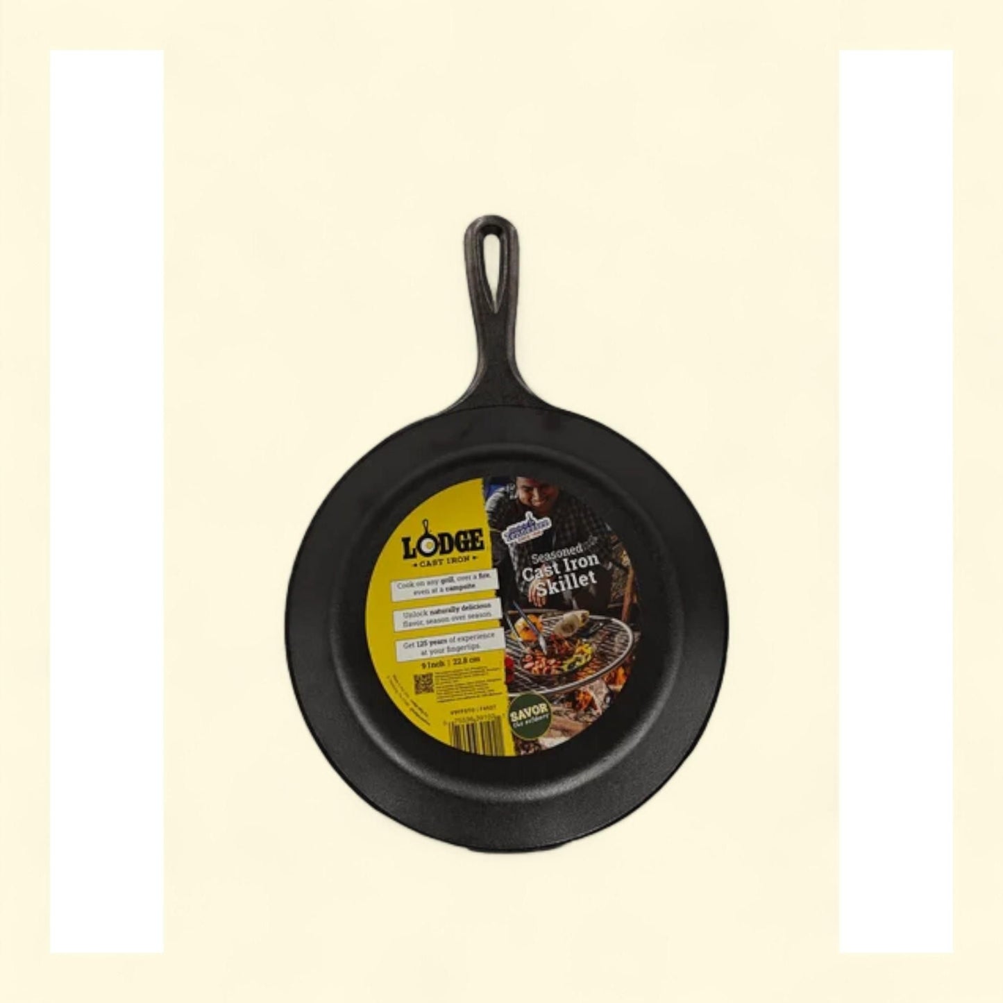 Lodge Cast Iron Savor the Outdoors Seasoned 9" Fry Pan