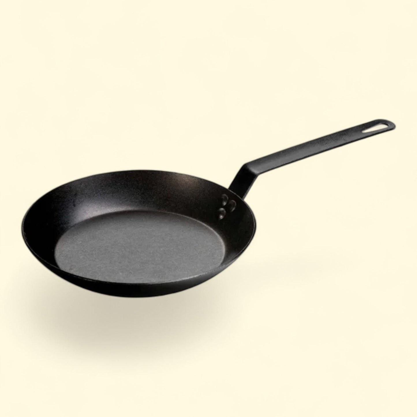 Lodge Cast Iron Seasoned Carbon Steel Skillet, 10"