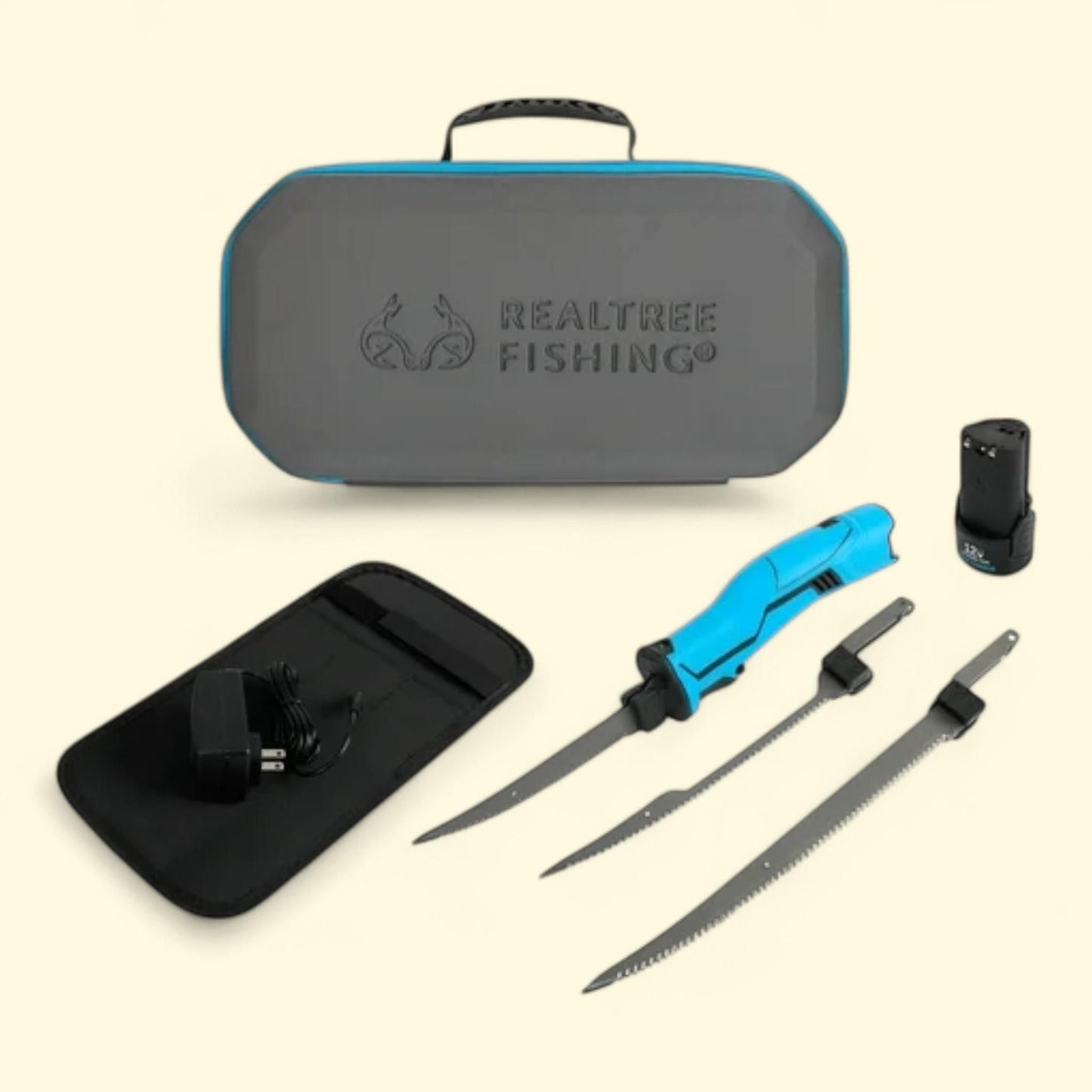 Realtree Electric Fishing Fillet Knife, 12 Volt