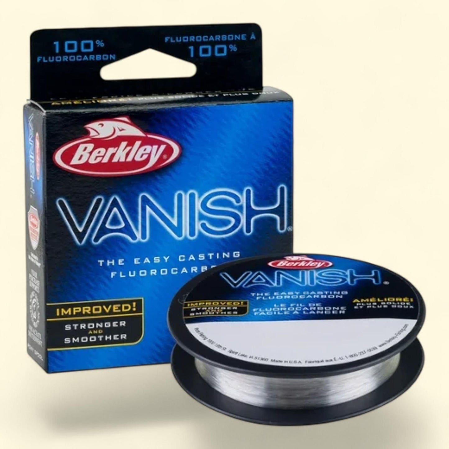 Berkley Vanish Fluorocarbon Fishing Line, 4 lb Test Strength, 110 yd — authentic US product shipped worldwide by Treatspree