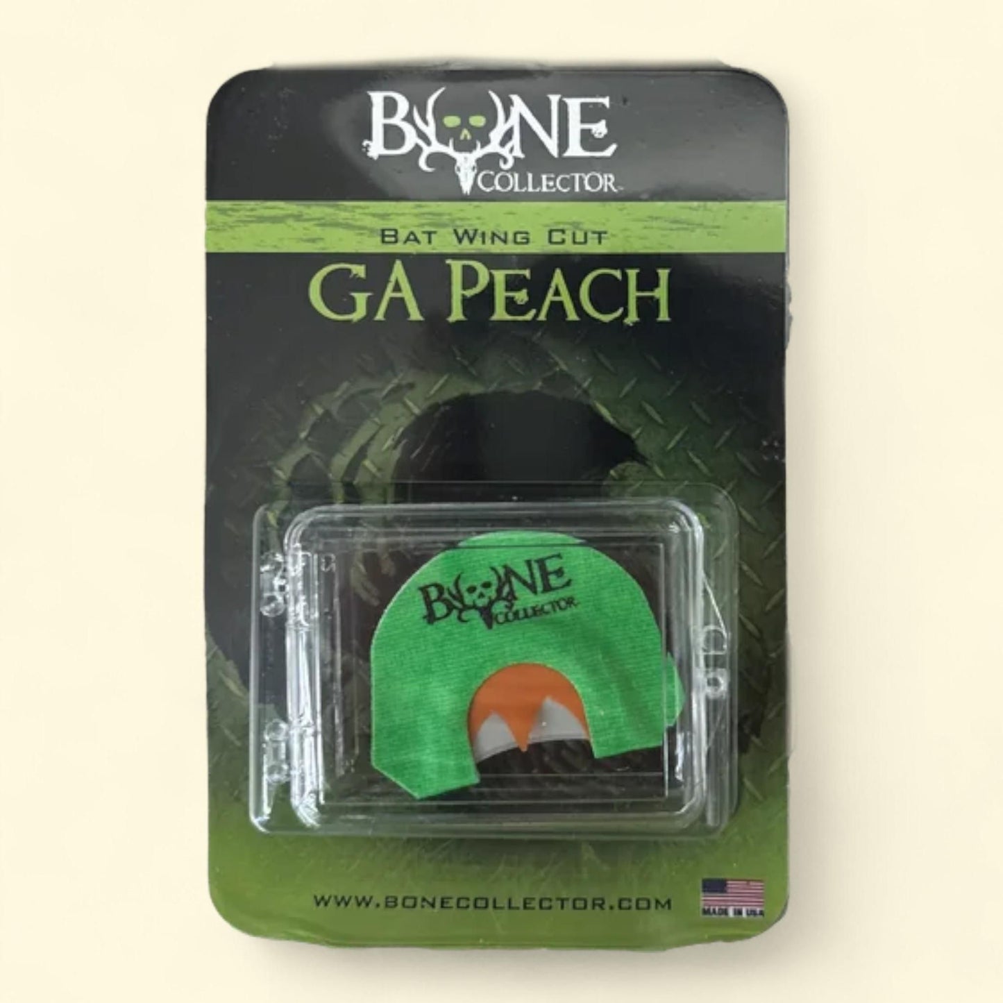 Bone Collector Game Calls GA Peach Mouth Turkey Call, Bat Wing Cut