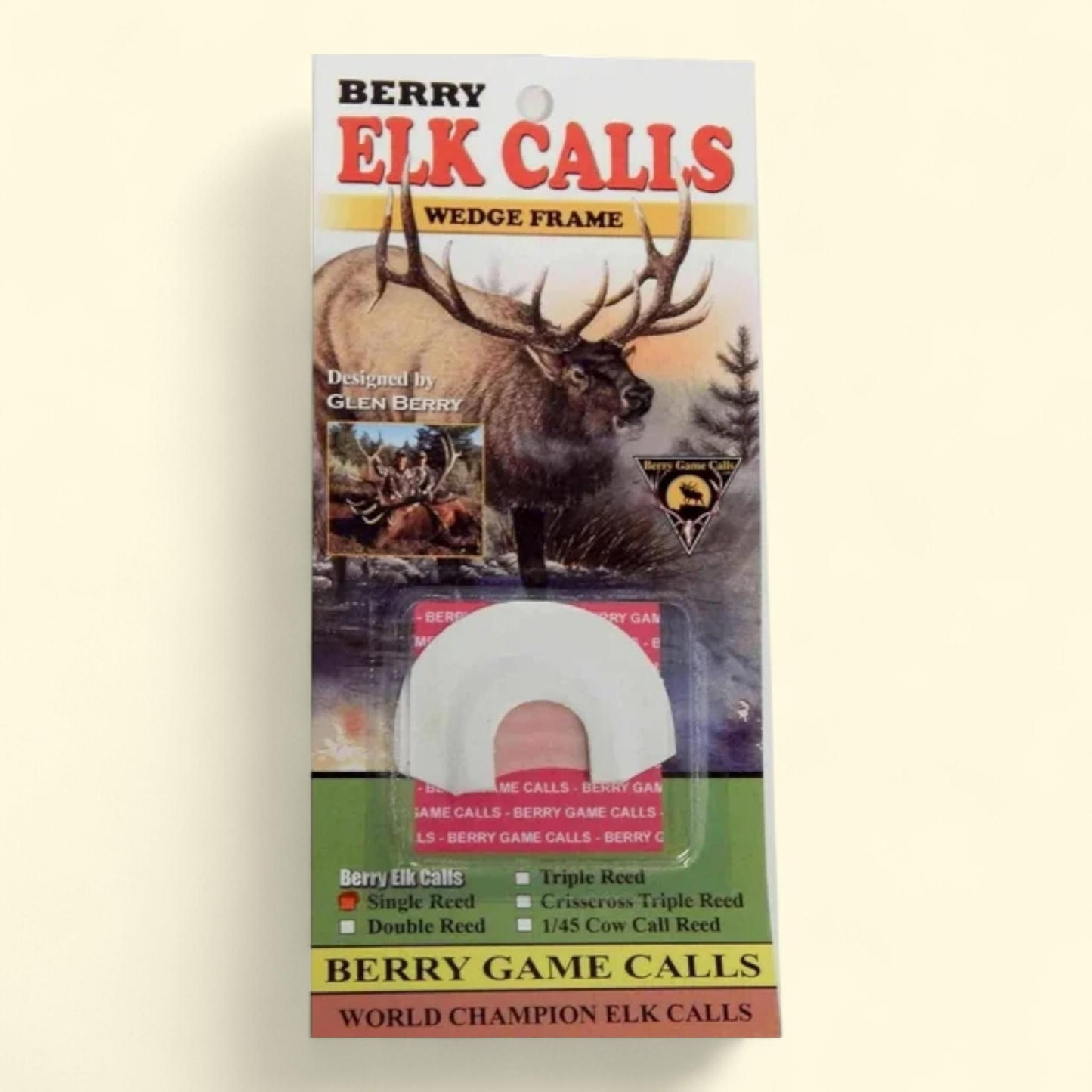Berry Game Calls Elk Call, Wedge Frame, Single Reed