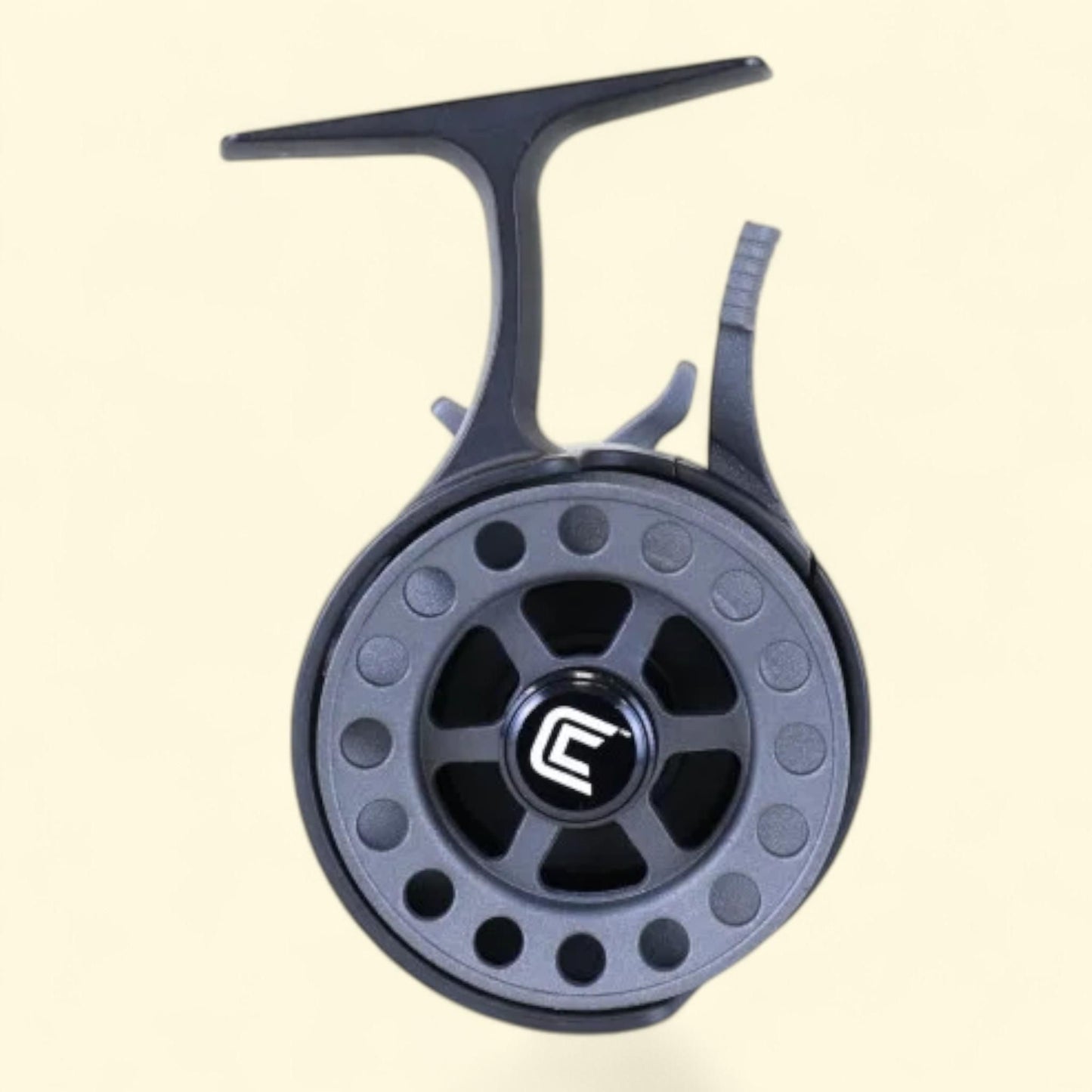 Clam Gravity Reel - LH Retrieve, Graphite — authentic US product shipped worldwide by Treatspree