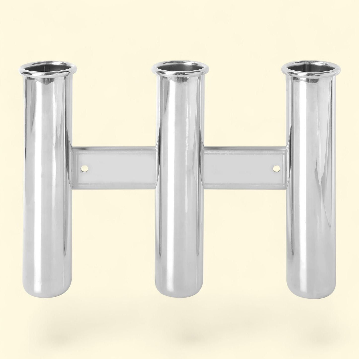 D DRIFT Stainless Steel Marine Triple Rod Holder Rack, 3 Fishing Pole Holder