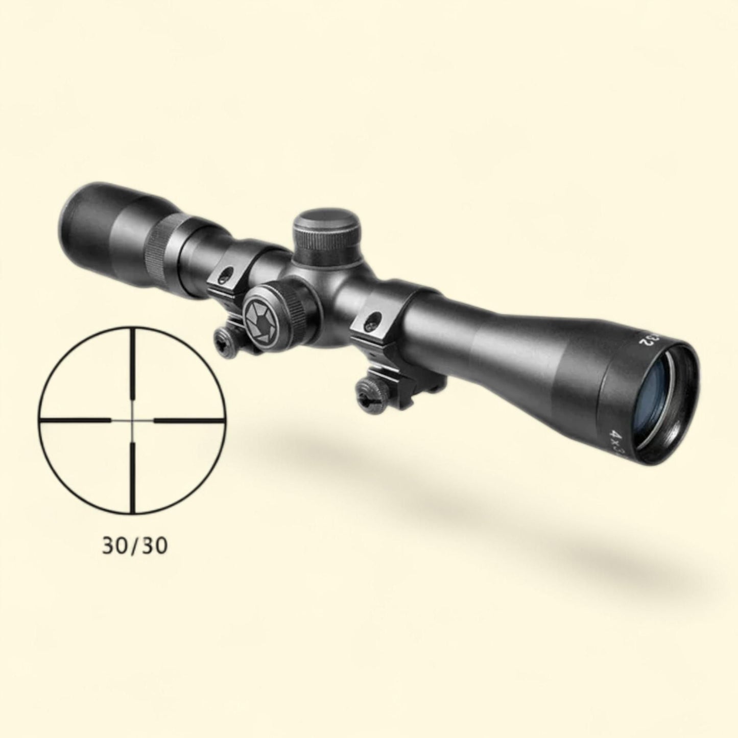 Barska Plinker-22 Scope, 4 X Zoom, 1/4 MOA, 1" Size, Matte Black — authentic US product shipped worldwide by Treatspree